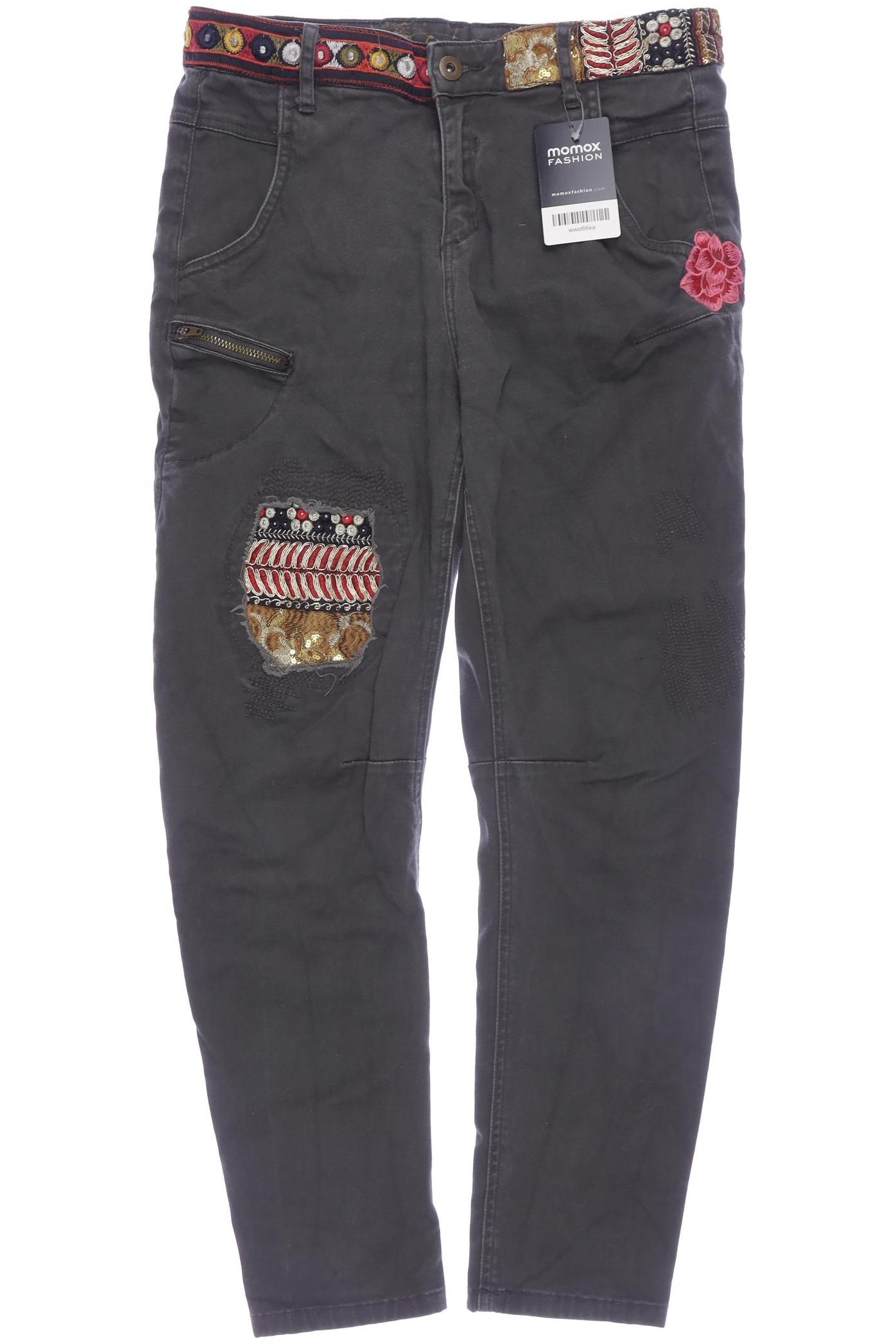 

Desigual Damen Stoffhose, grün, Gr. 24