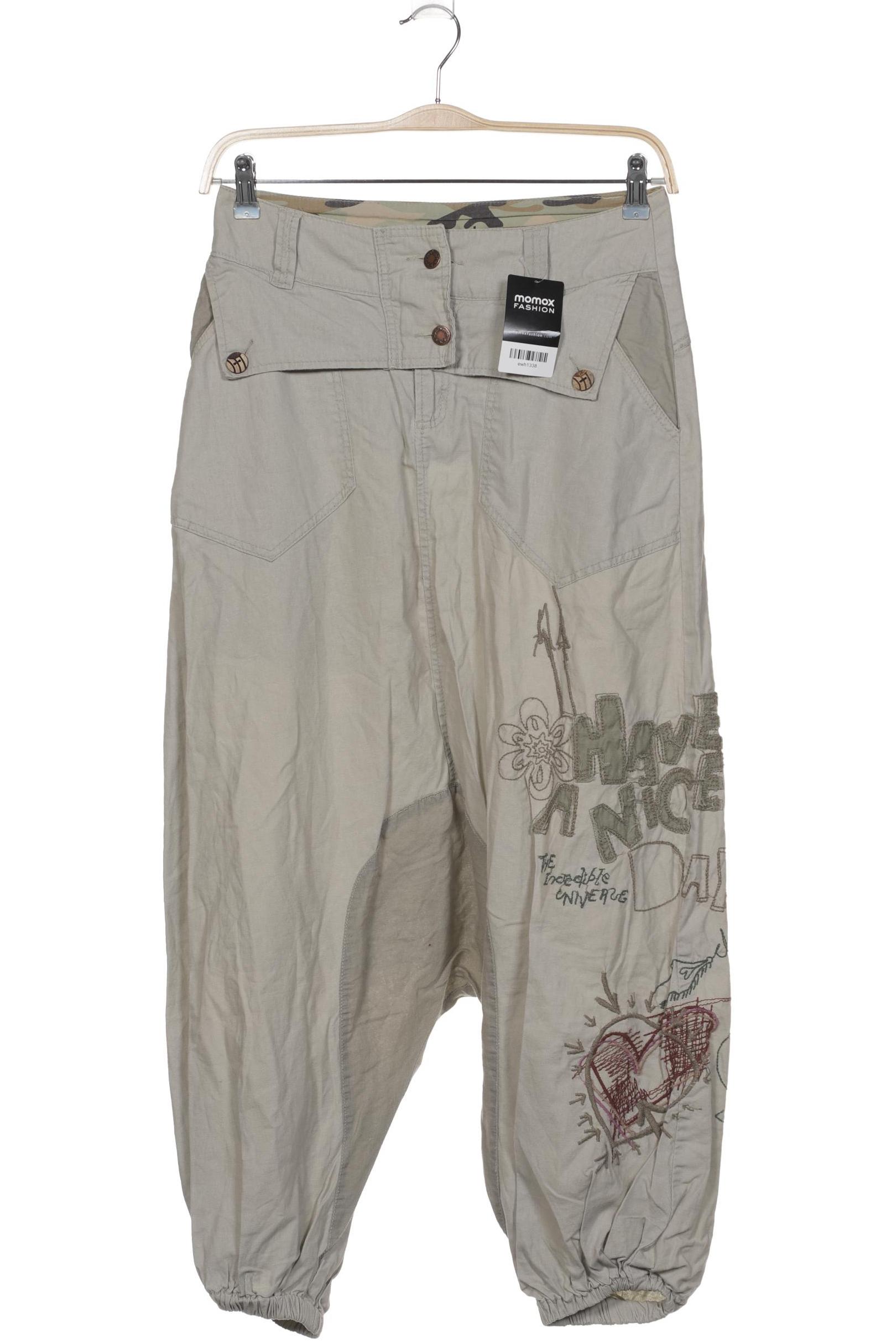 

Desigual Damen Stoffhose, beige, Gr. 26