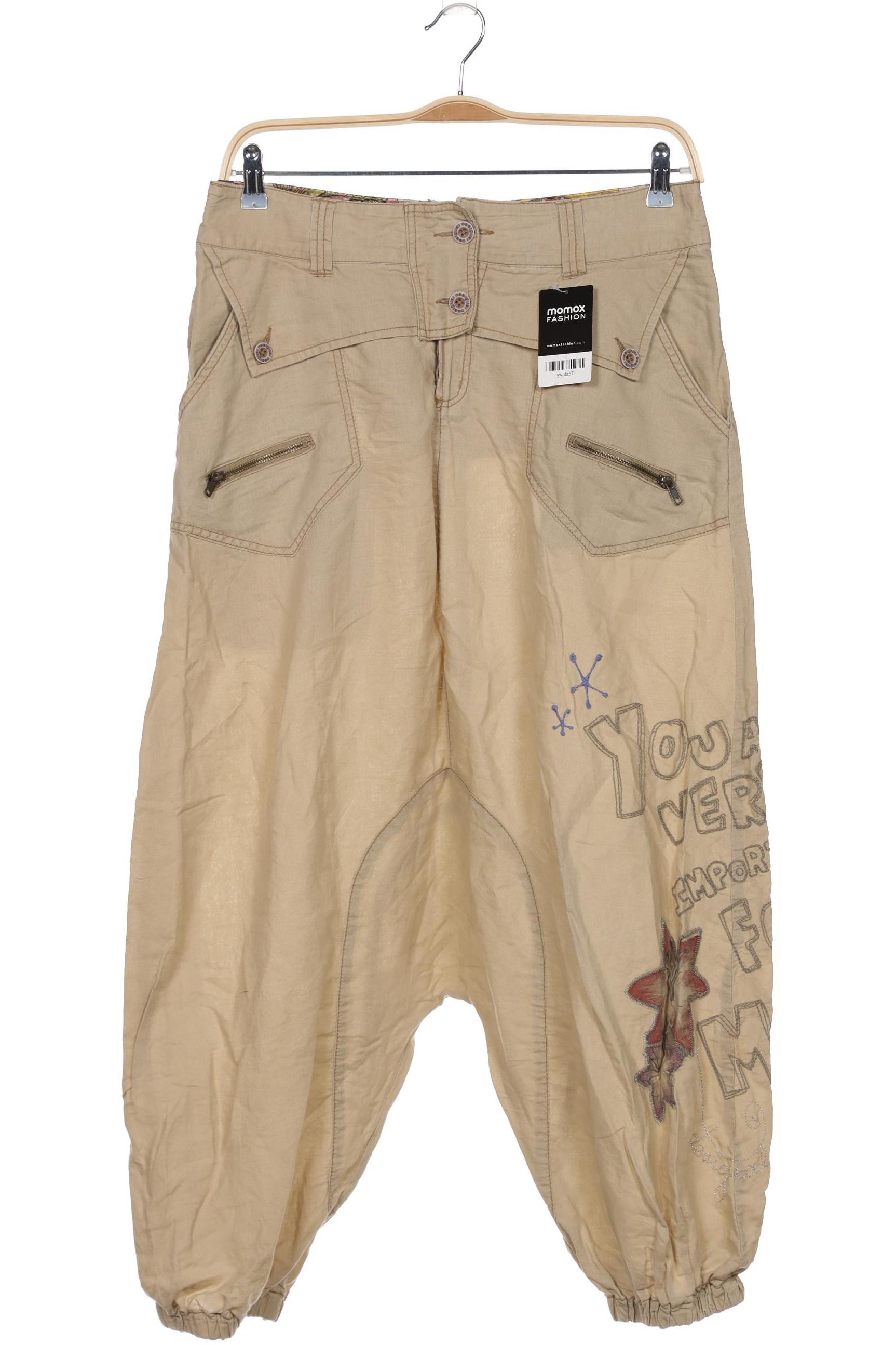 

Desigual Damen Stoffhose, beige, Gr. 30