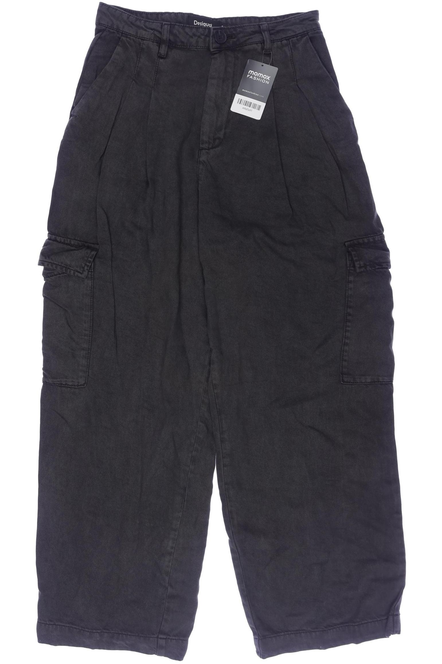 

Desigual Damen Stoffhose, grün, Gr. 0