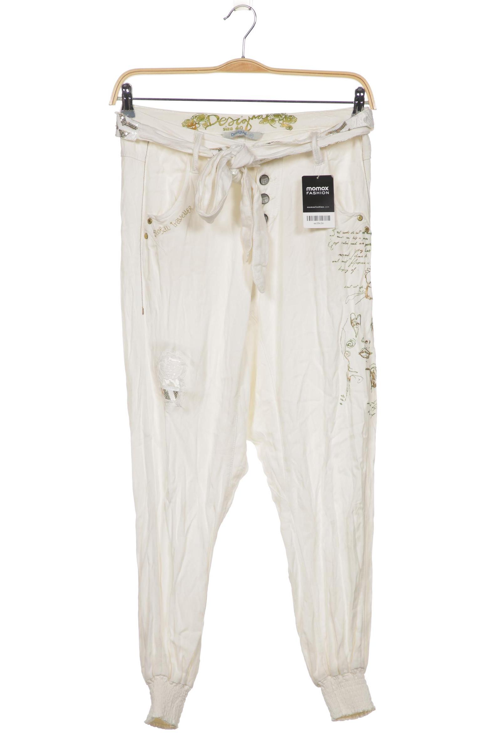 

Desigual Damen Stoffhose, weiß