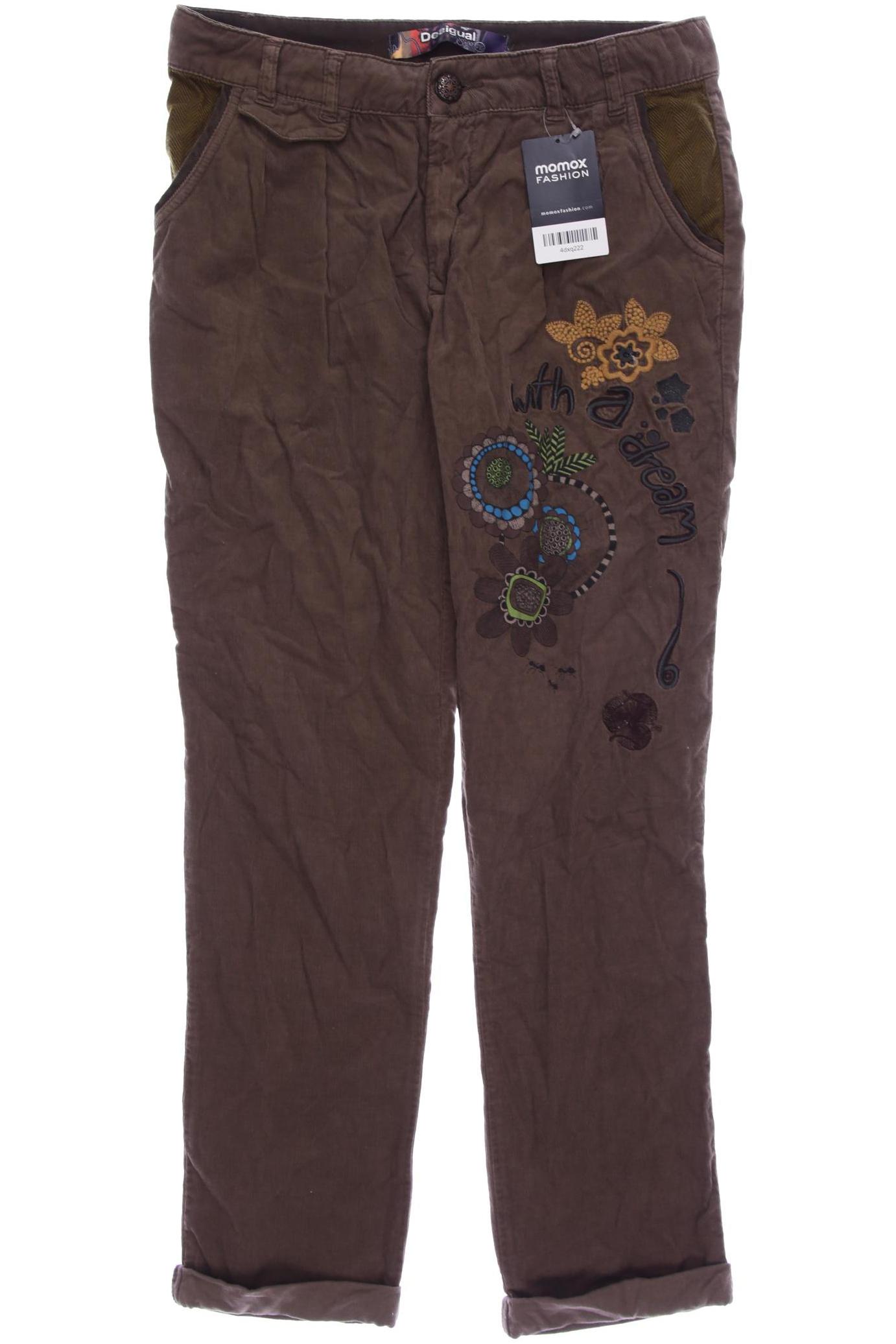 

Desigual Damen Stoffhose, braun, Gr. 26