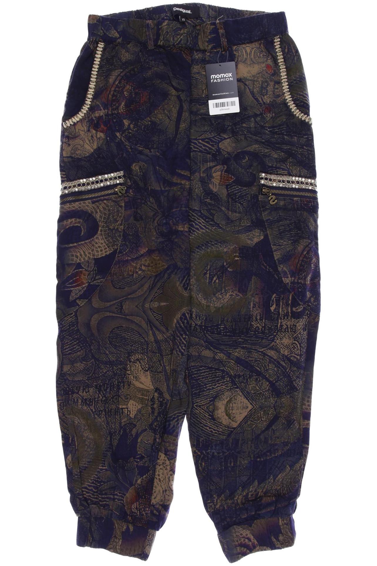 

Desigual Damen Stoffhose, marineblau