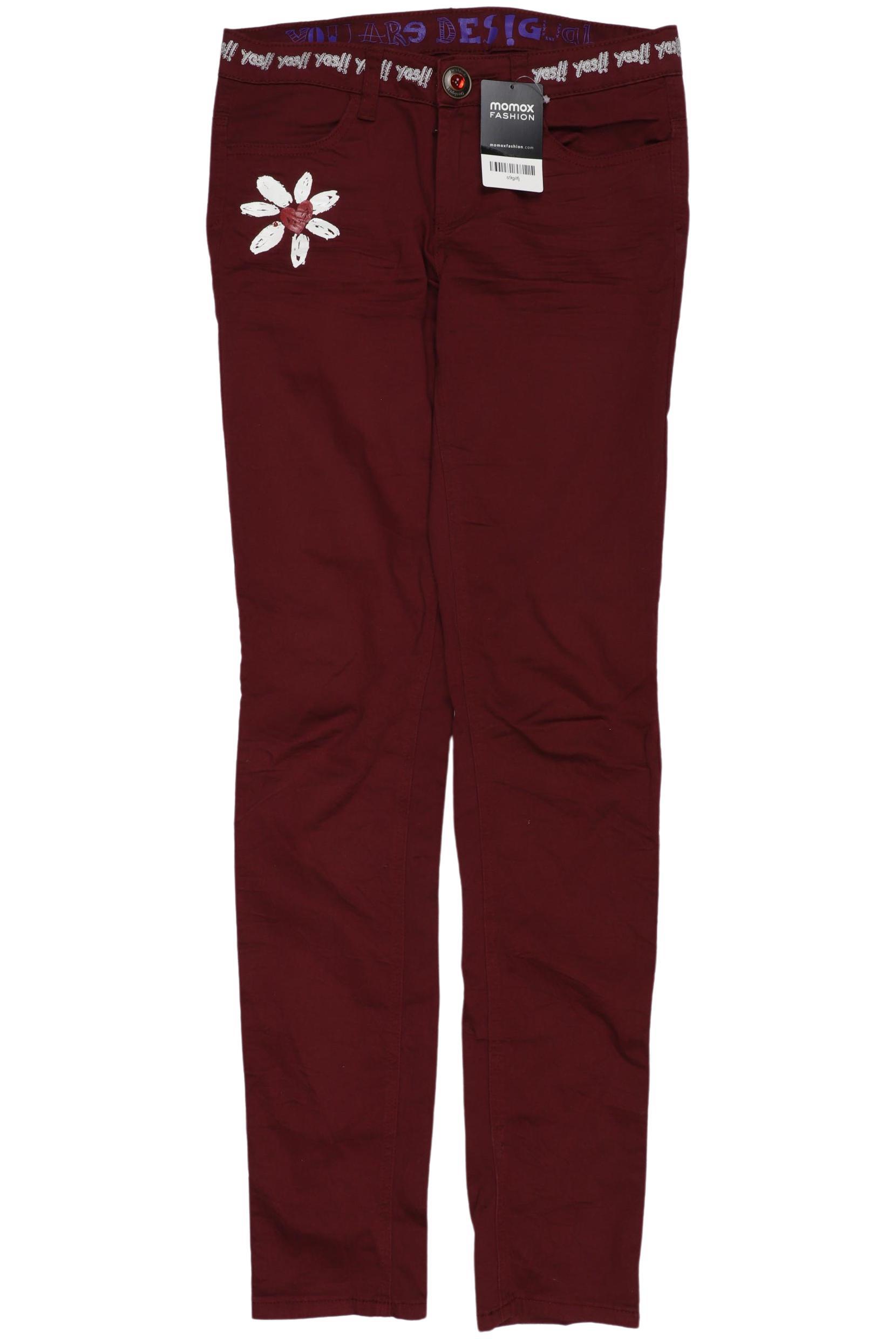 

Desigual Damen Stoffhose, bordeaux, Gr. 26