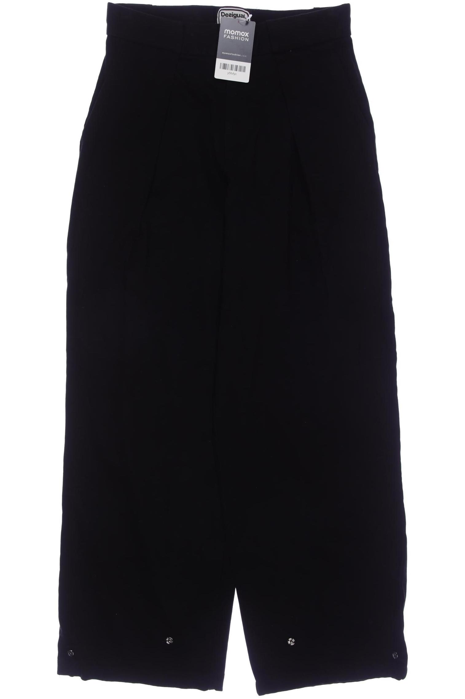 

Desigual Damen Stoffhose, schwarz, Gr. 0