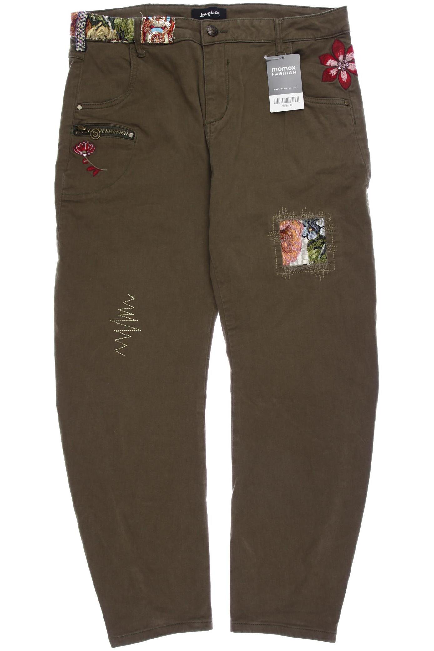 

Desigual Damen Stoffhose, grün, Gr. 42