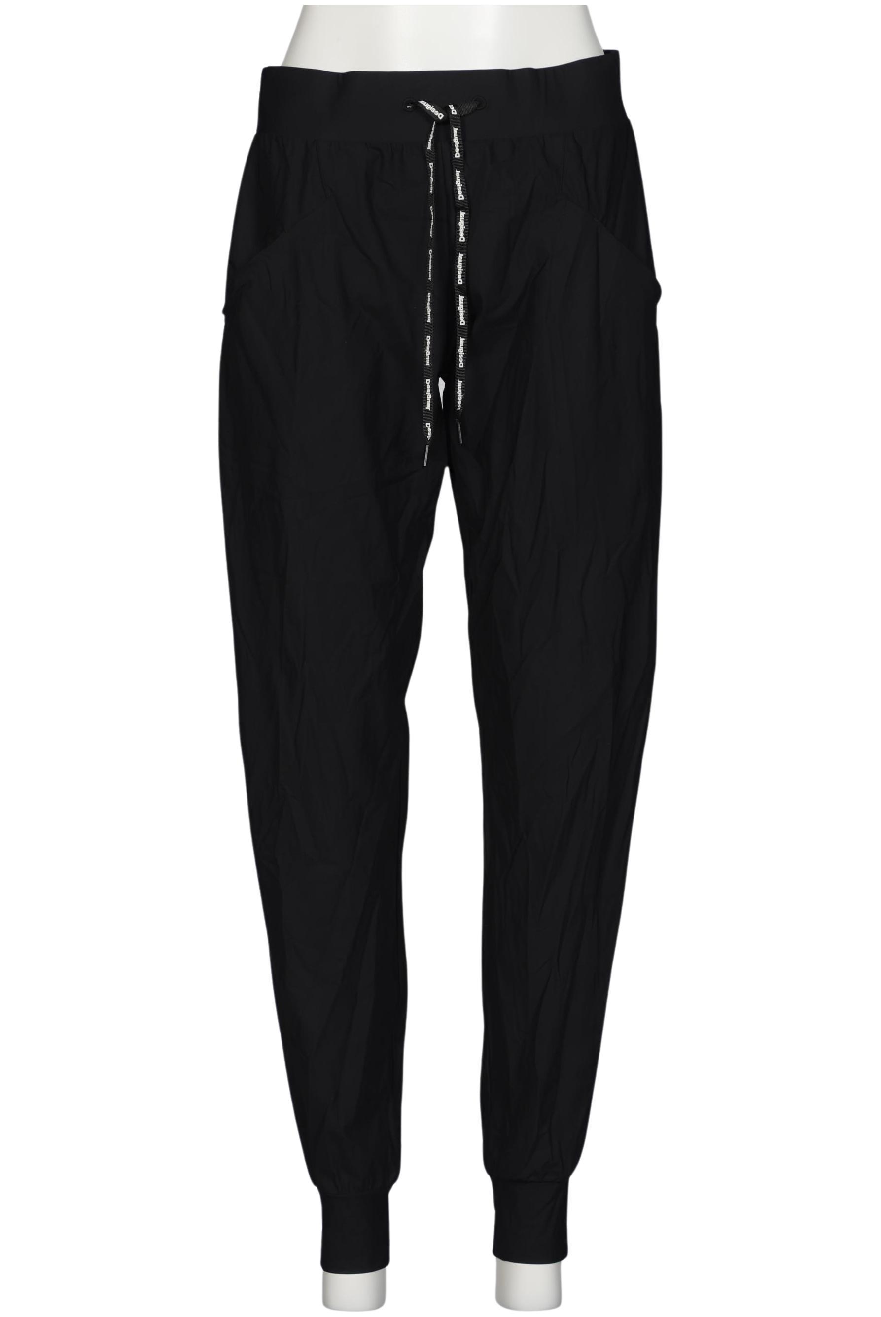 

Desigual Damen Stoffhose, schwarz, Gr. 0