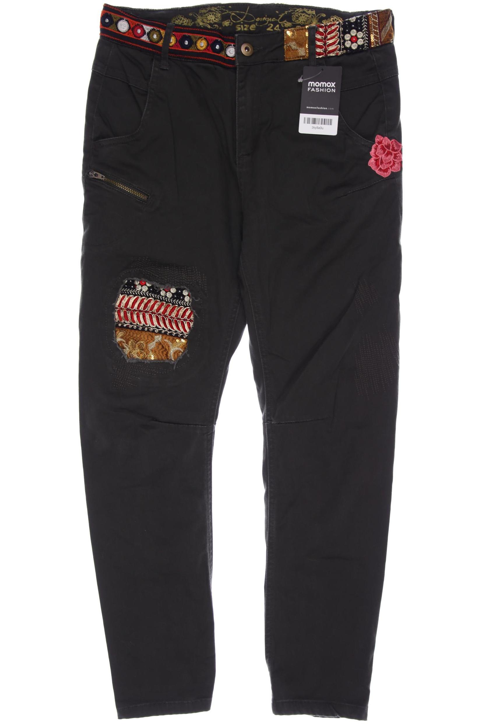 

Desigual Damen Stoffhose, grün