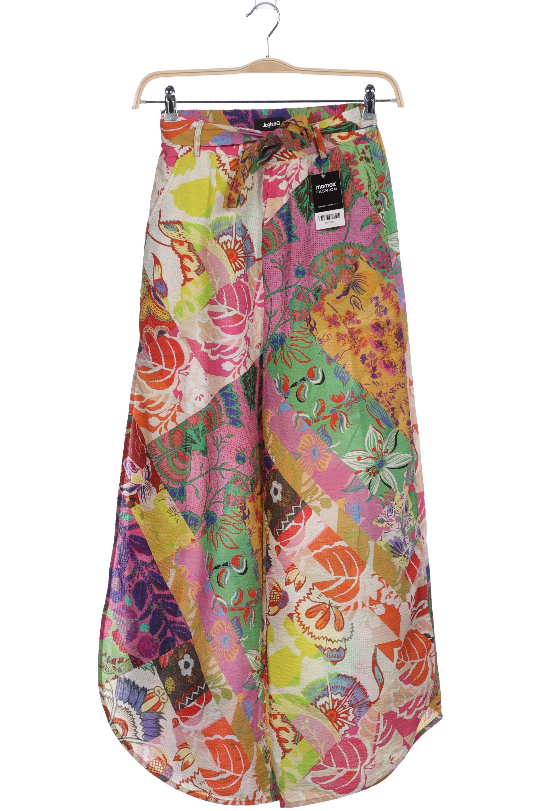 

Desigual Damen Stoffhose, mehrfarbig, Gr. 0