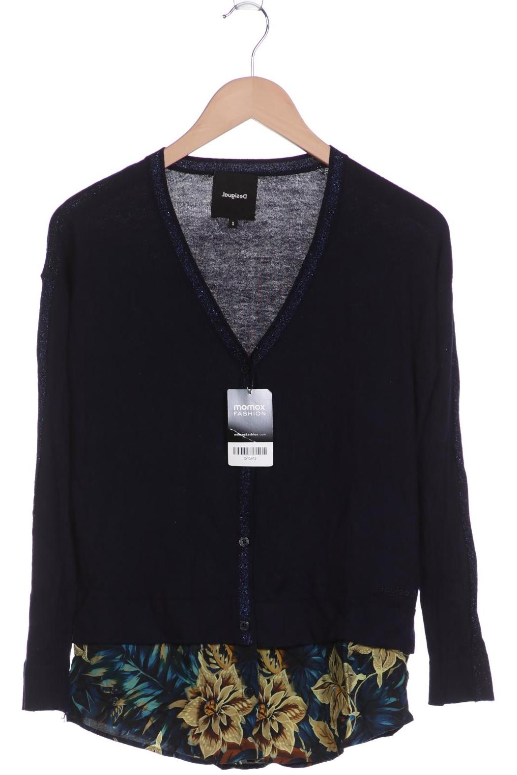 

Desigual Damen Strickjacke, marineblau, Gr. 36