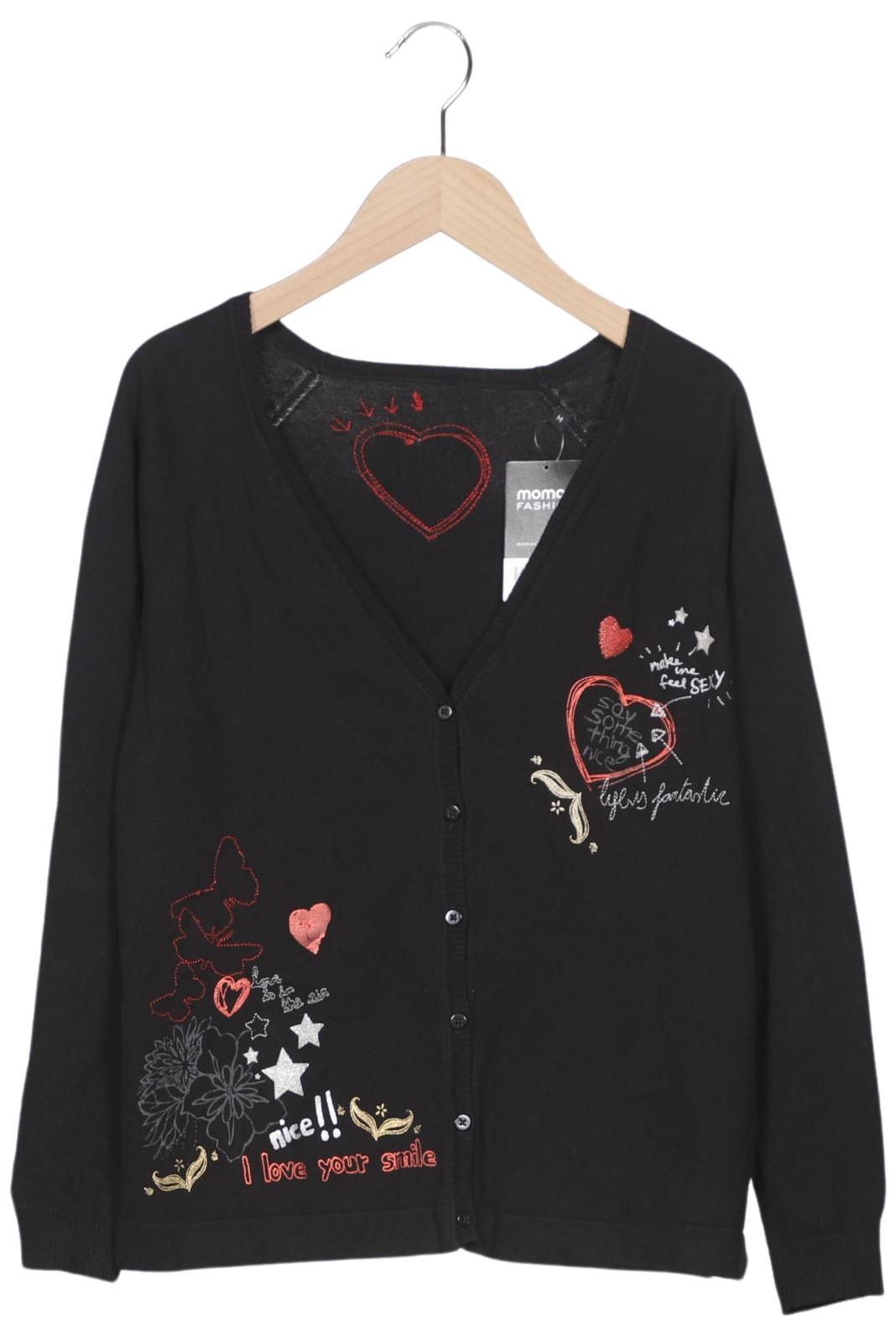 

Desigual Damen Strickjacke, schwarz, Gr. 38