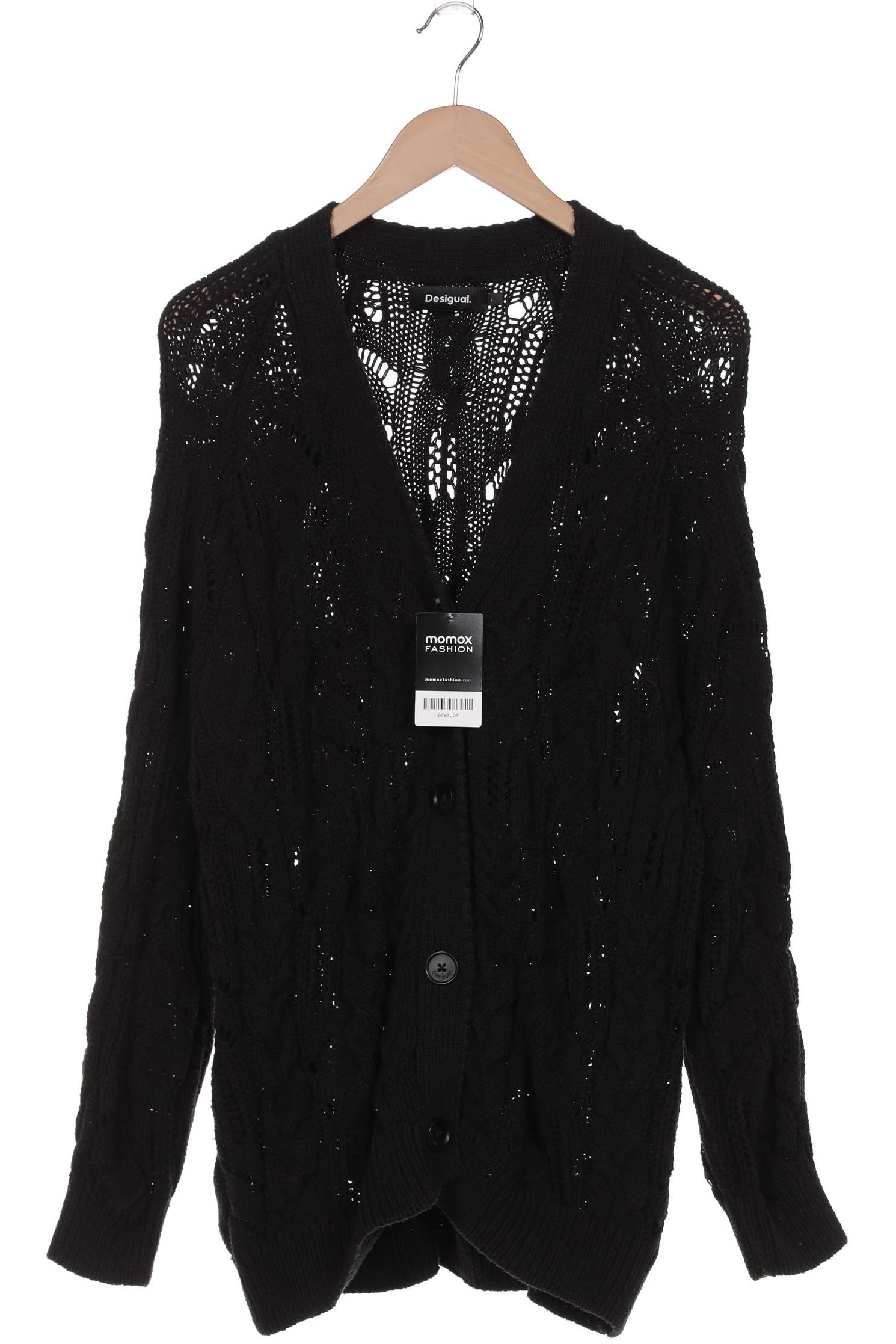 

Desigual Damen Strickjacke, schwarz, Gr. 42