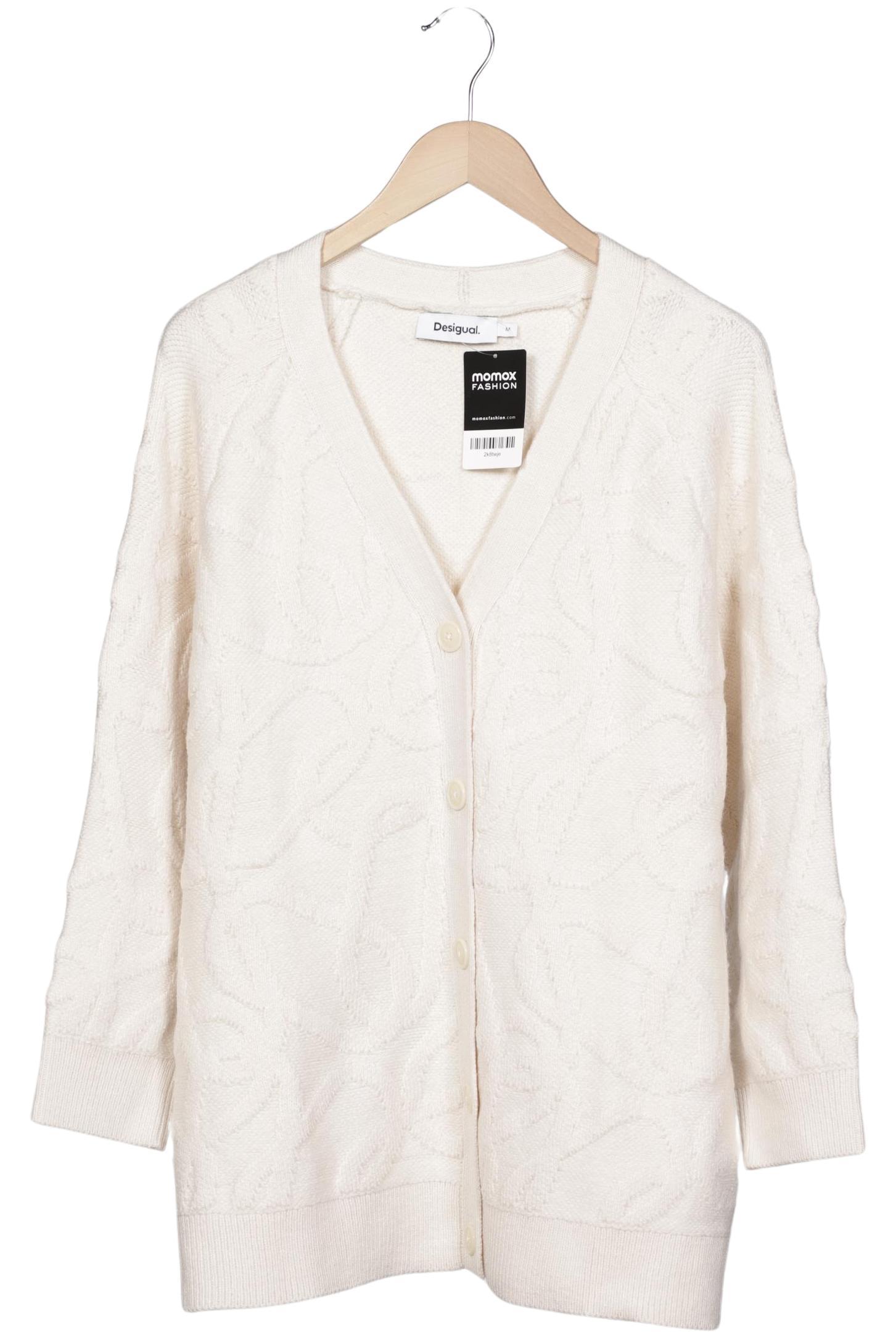 

Desigual Damen Strickjacke, cremeweiß, Gr. 38