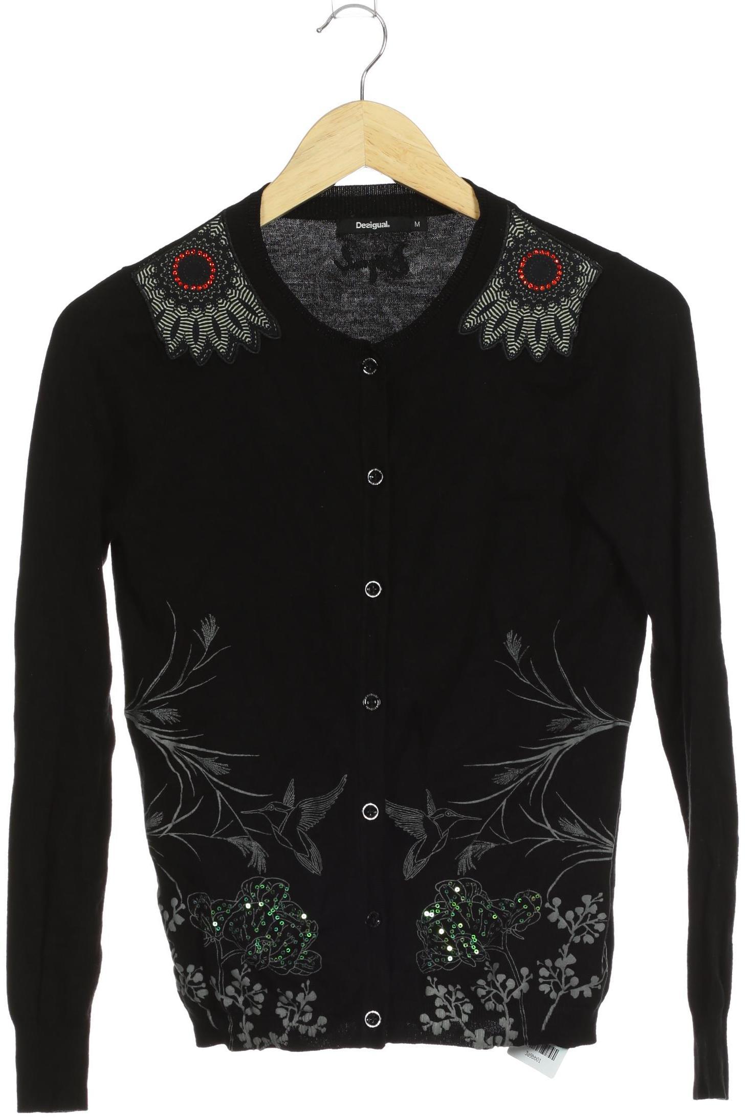 

Desigual Damen Strickjacke, schwarz, Gr.