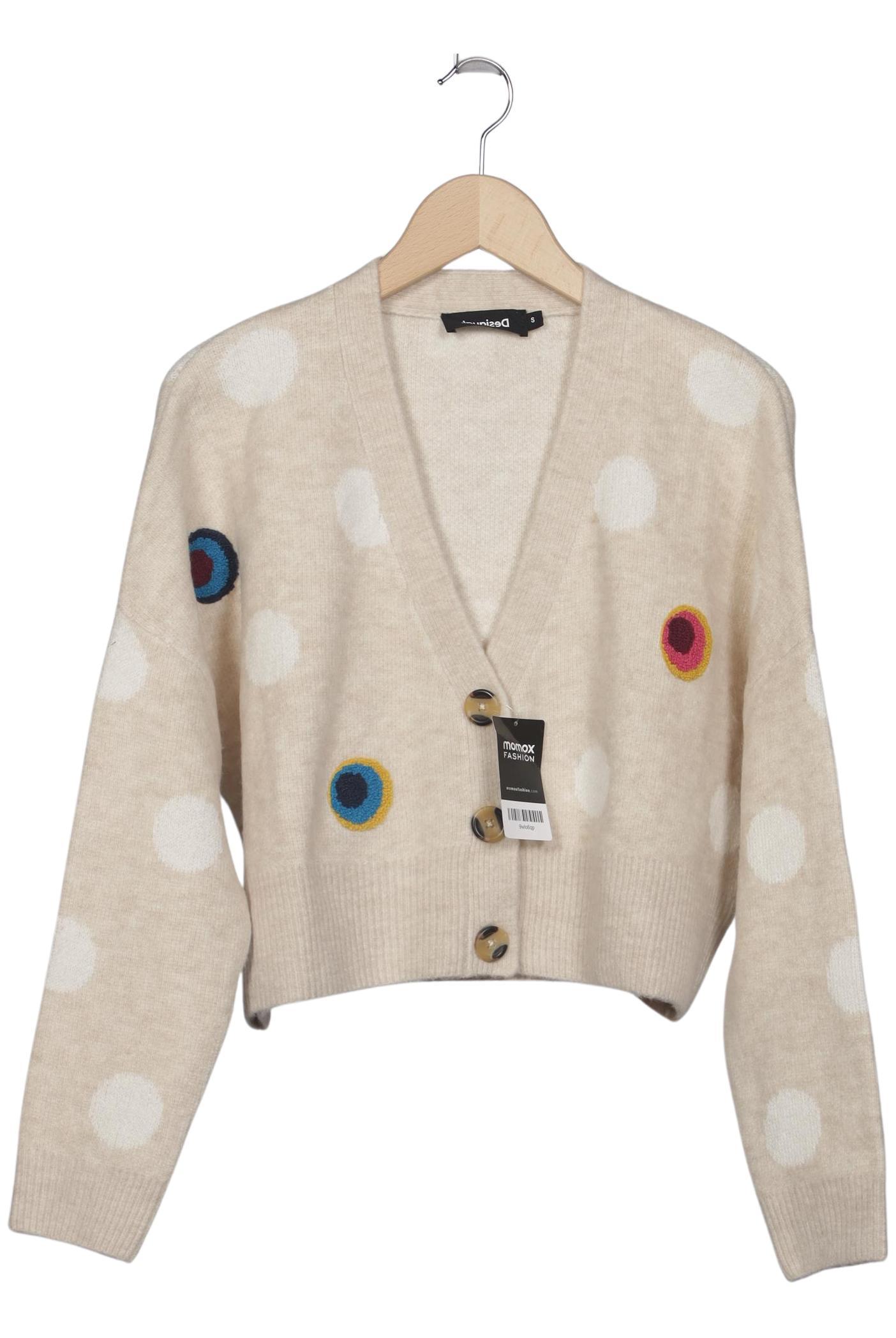 

Desigual Damen Strickjacke, beige, Gr. 36