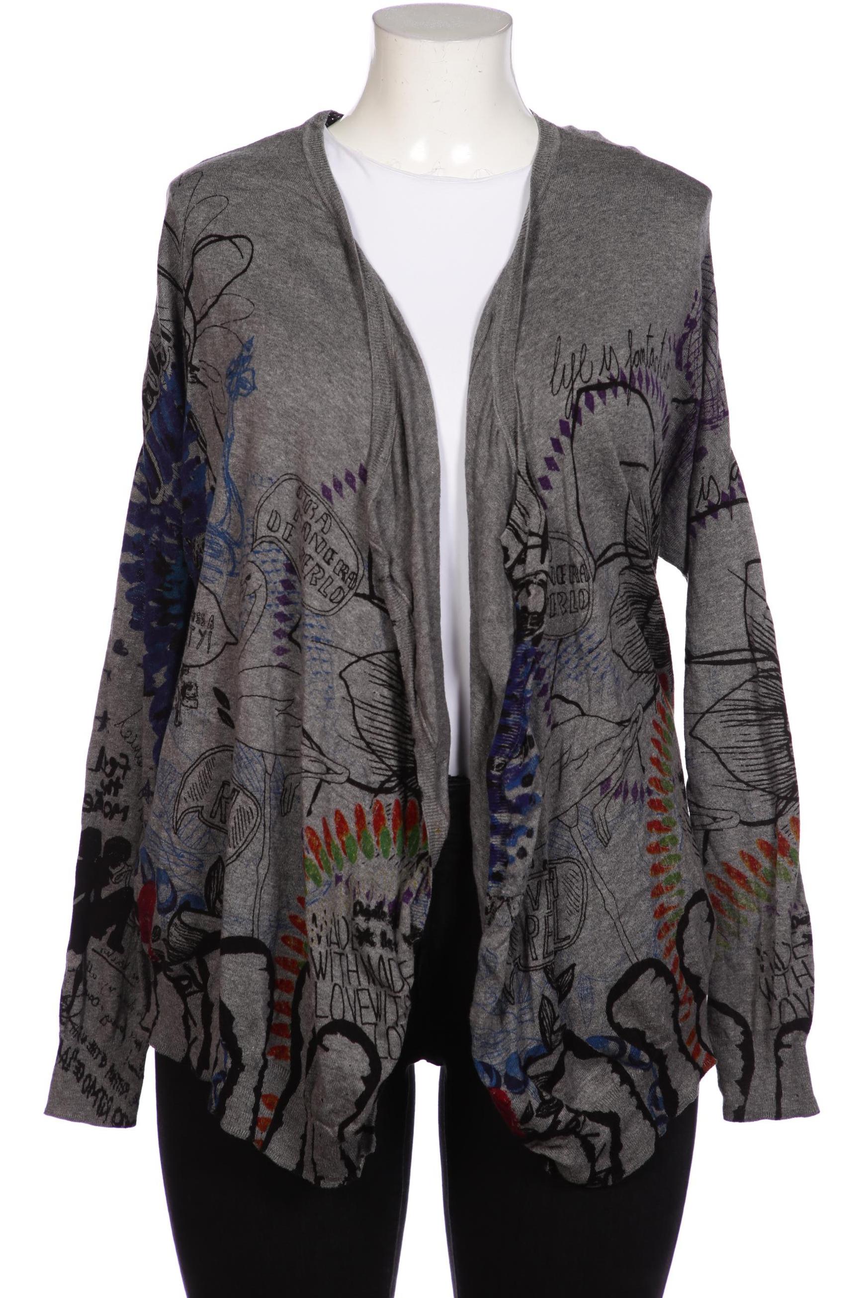 

Desigual Damen Strickjacke, grau, Gr. 44