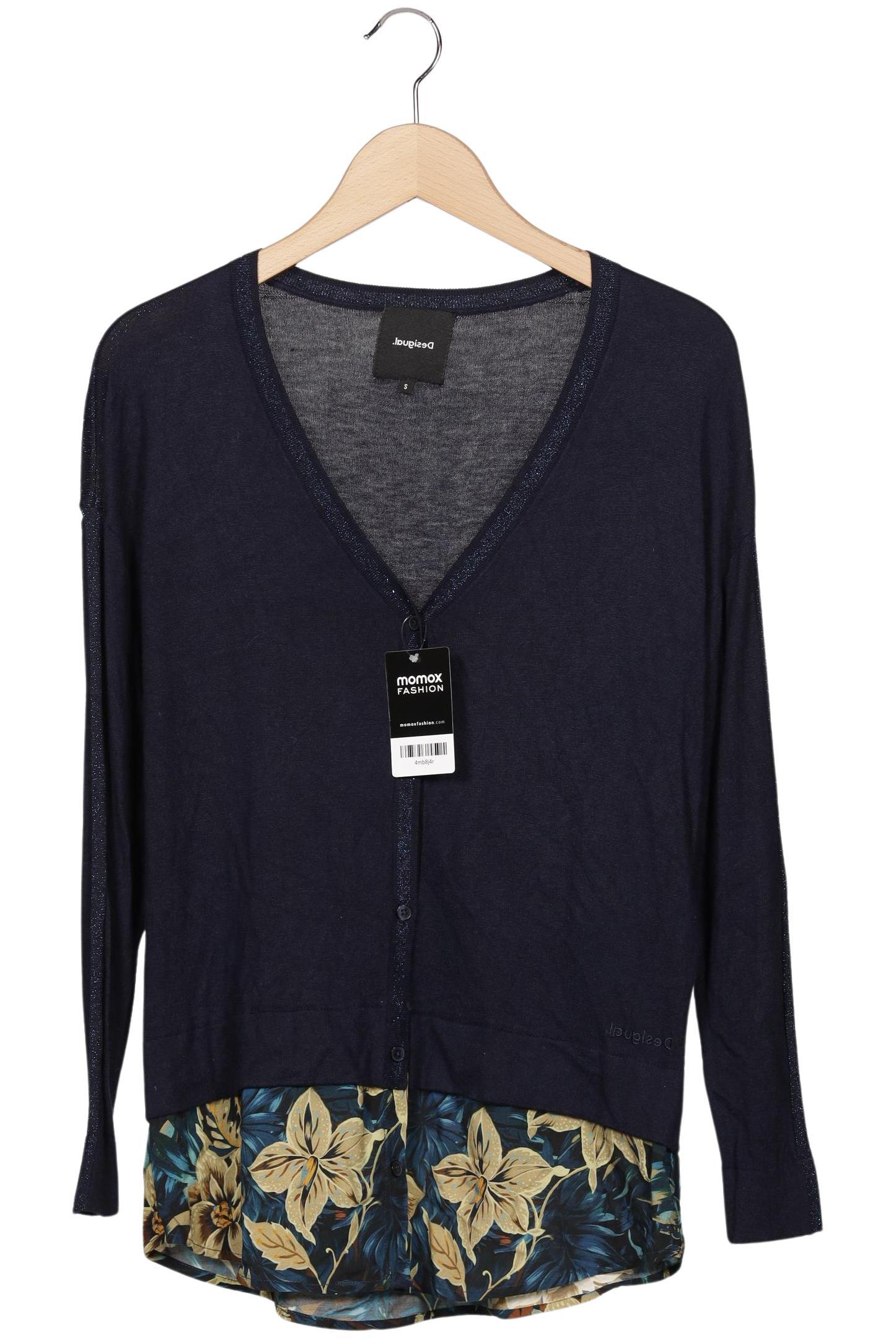 

Desigual Damen Strickjacke, marineblau, Gr. 36