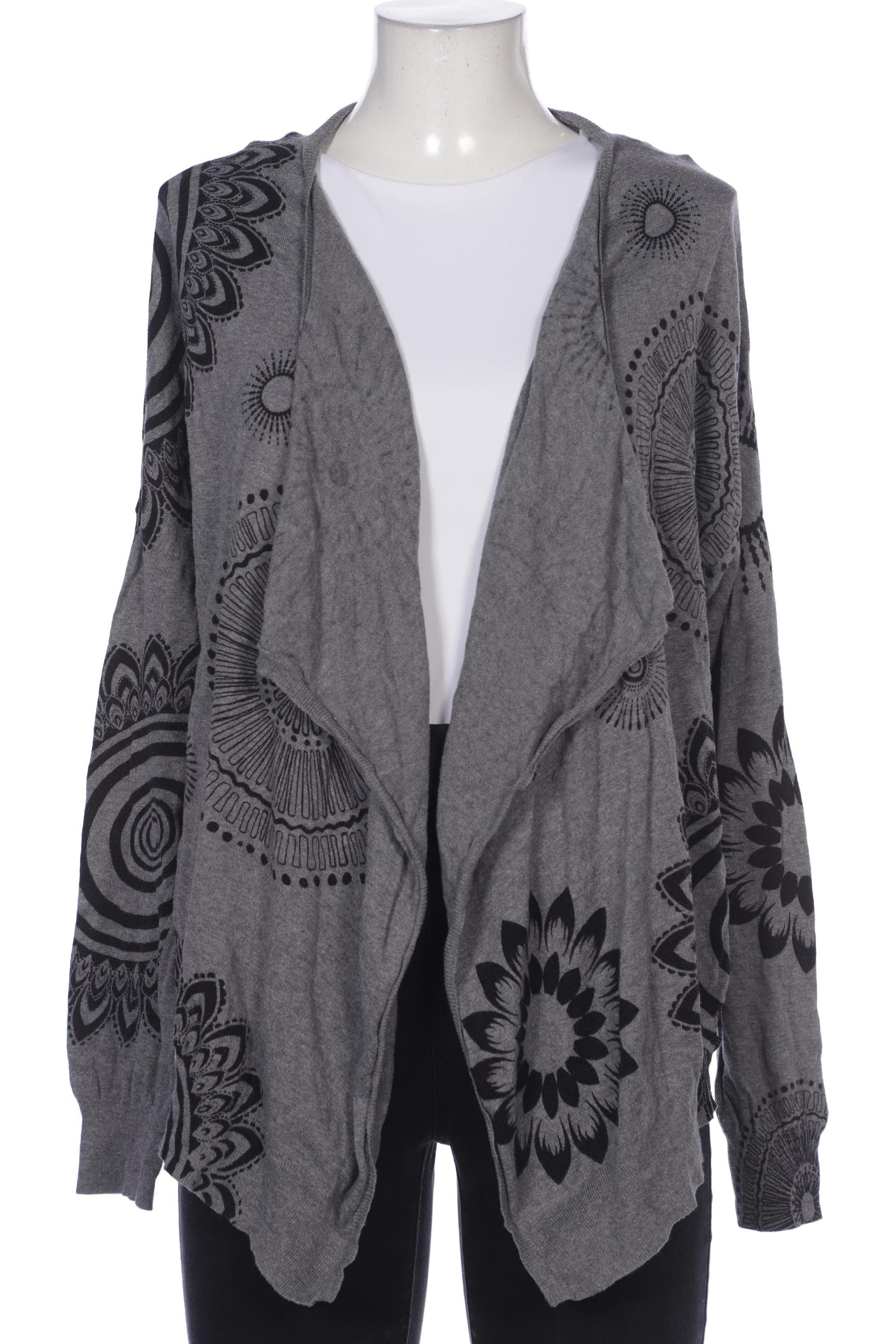 

Desigual Damen Strickjacke, grau, Gr. 42