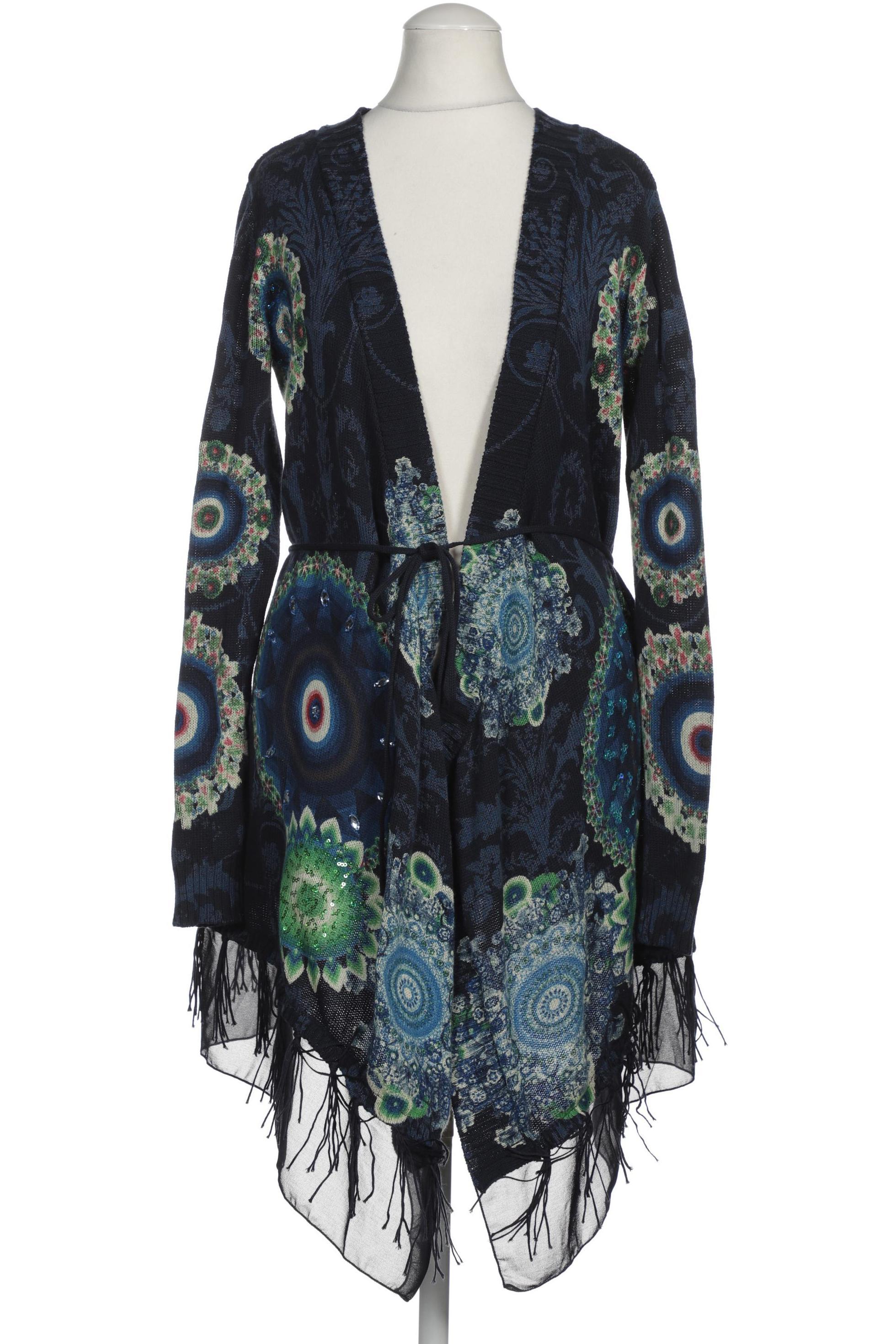 

Desigual Damen Strickjacke, blau, Gr.