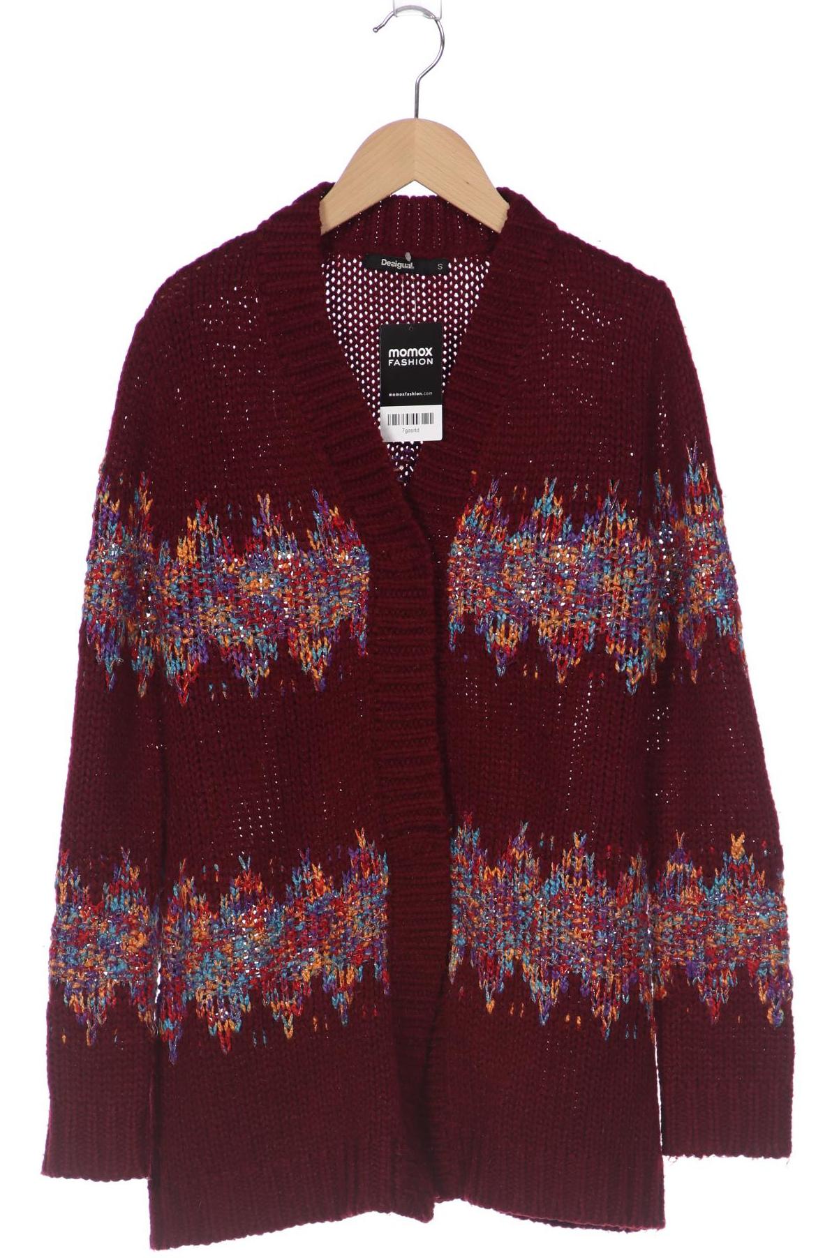 

Desigual Damen Strickjacke, bordeaux, Gr. 36