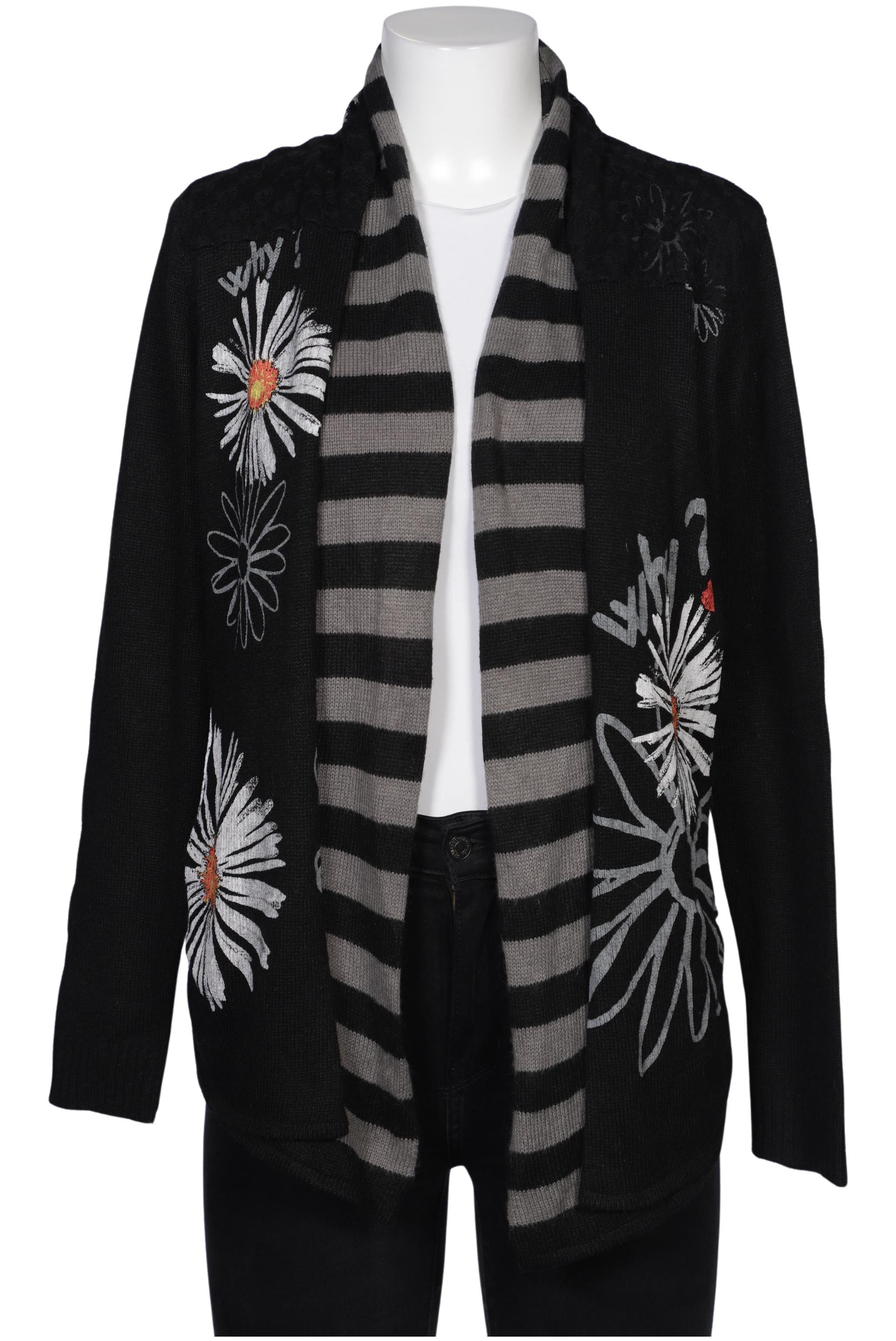 

Desigual Damen Strickjacke, schwarz, Gr. 42
