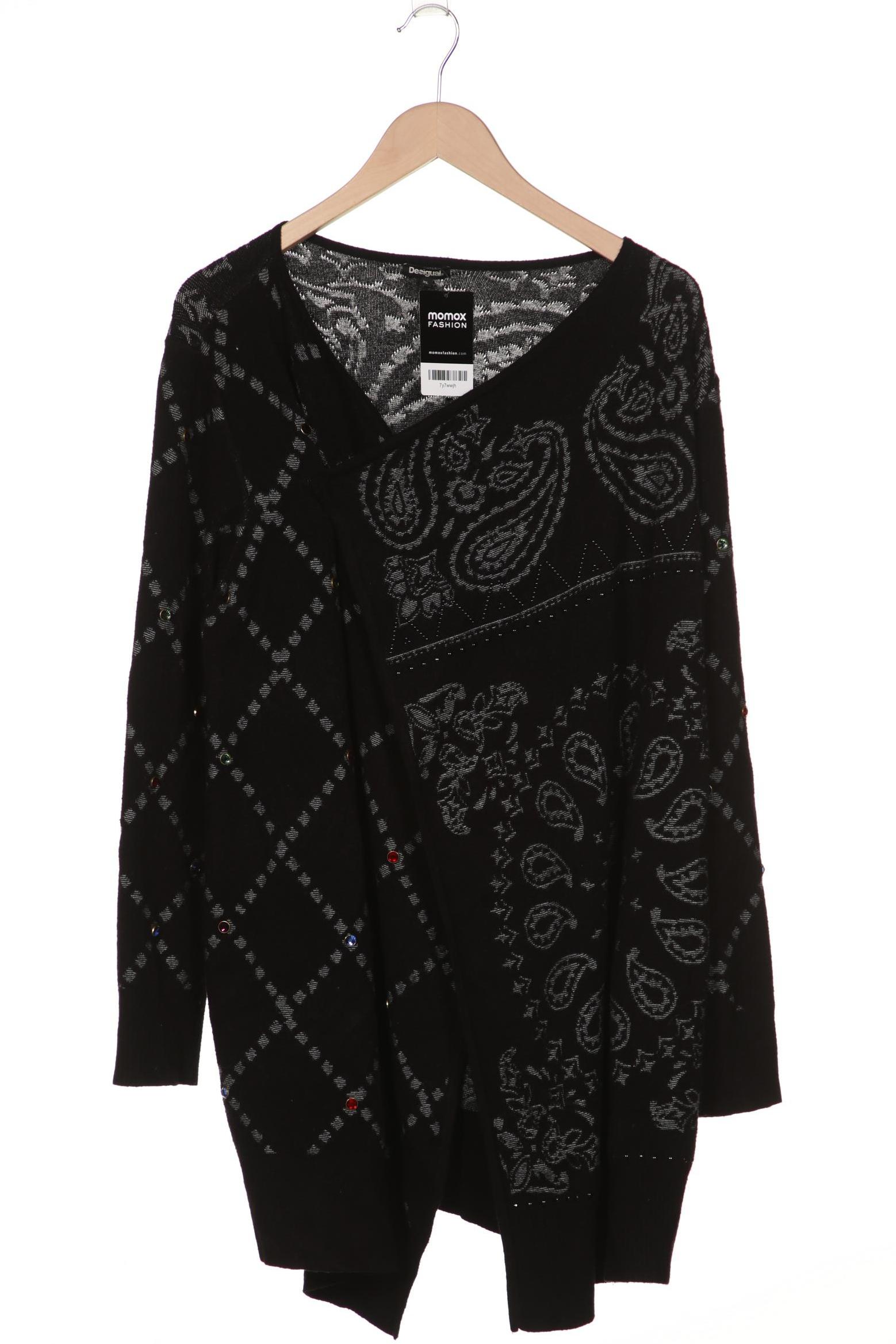 

Desigual Damen Strickjacke, schwarz, Gr. 44