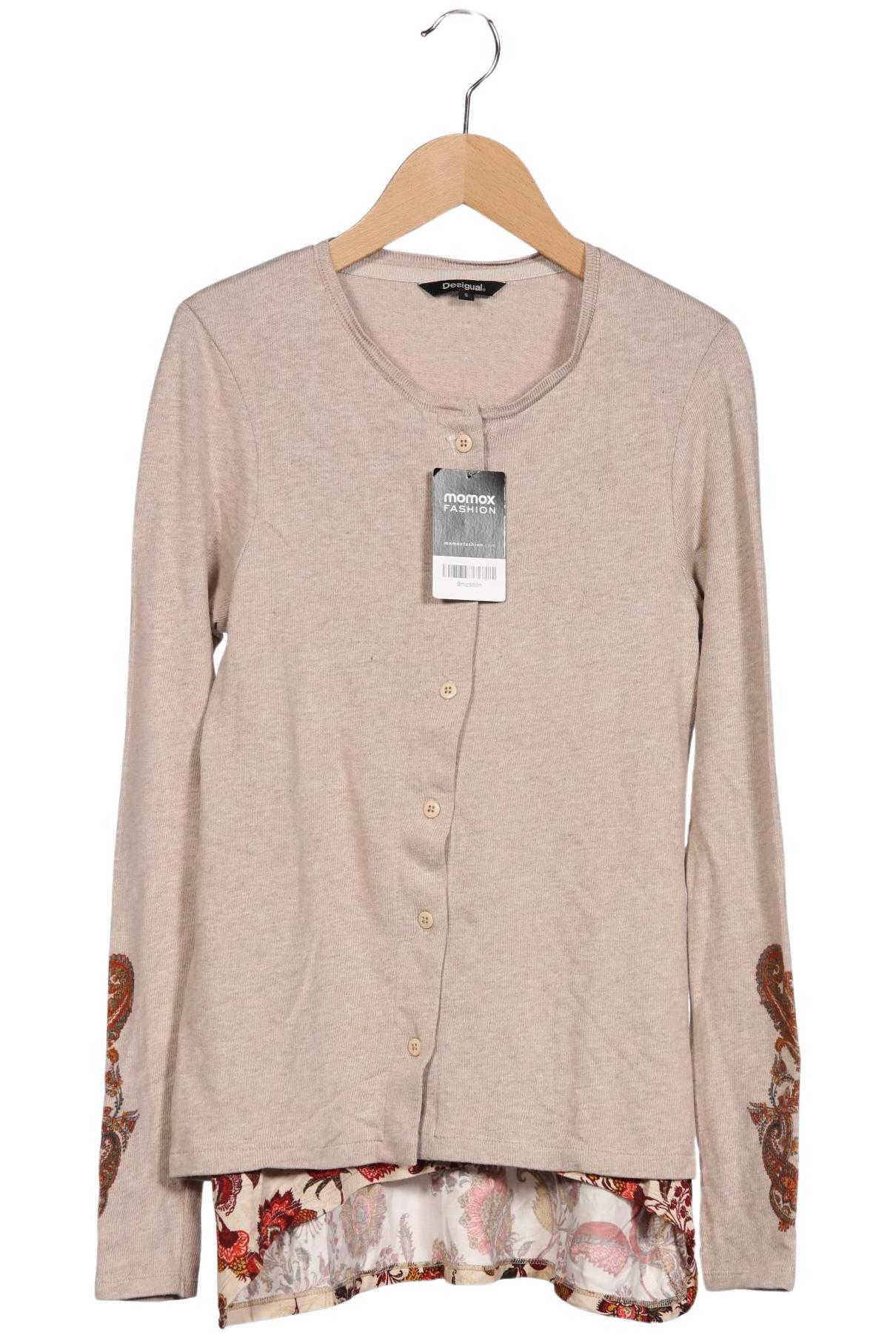 

Desigual Damen Strickjacke, beige, Gr. 36