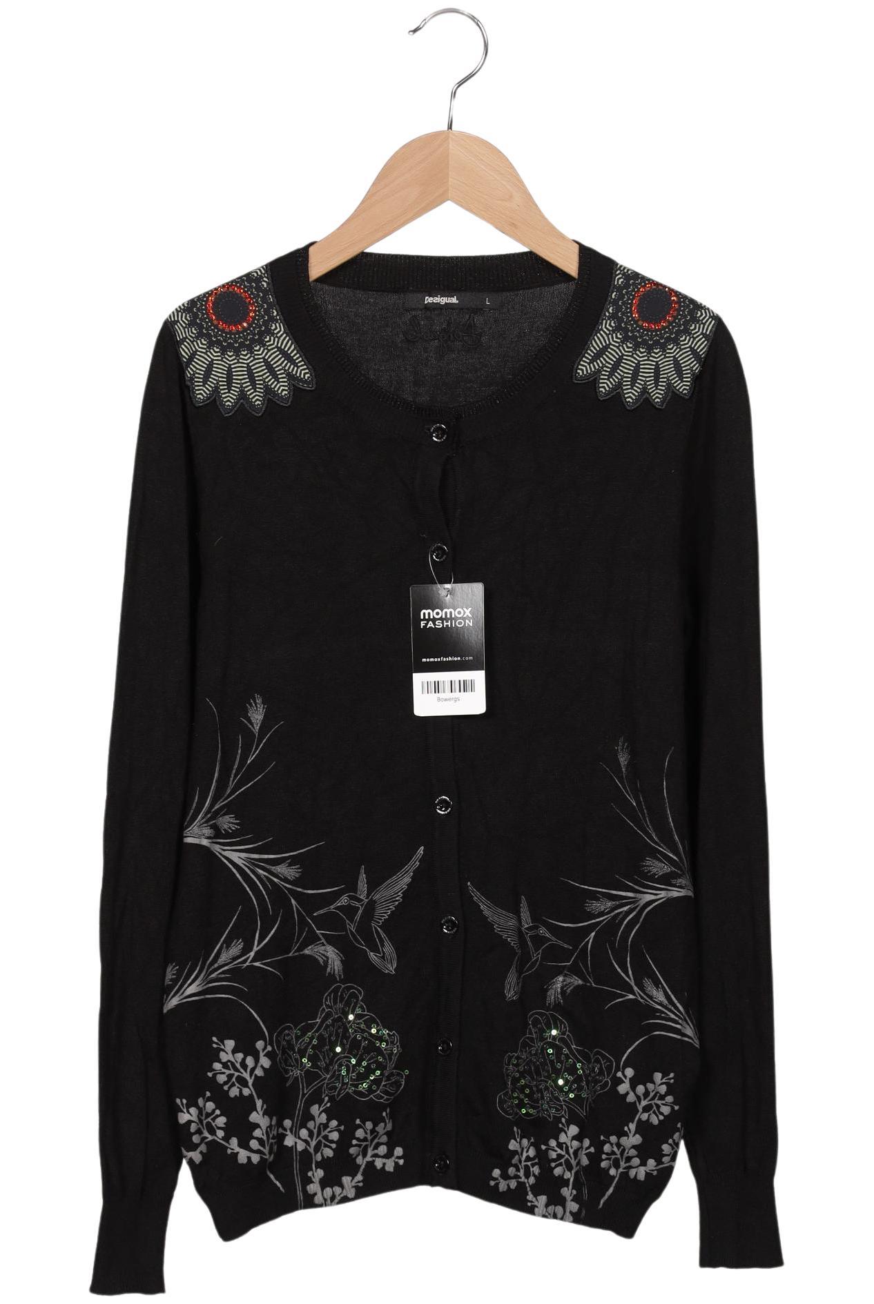 

Desigual Damen Strickjacke, schwarz, Gr. 42