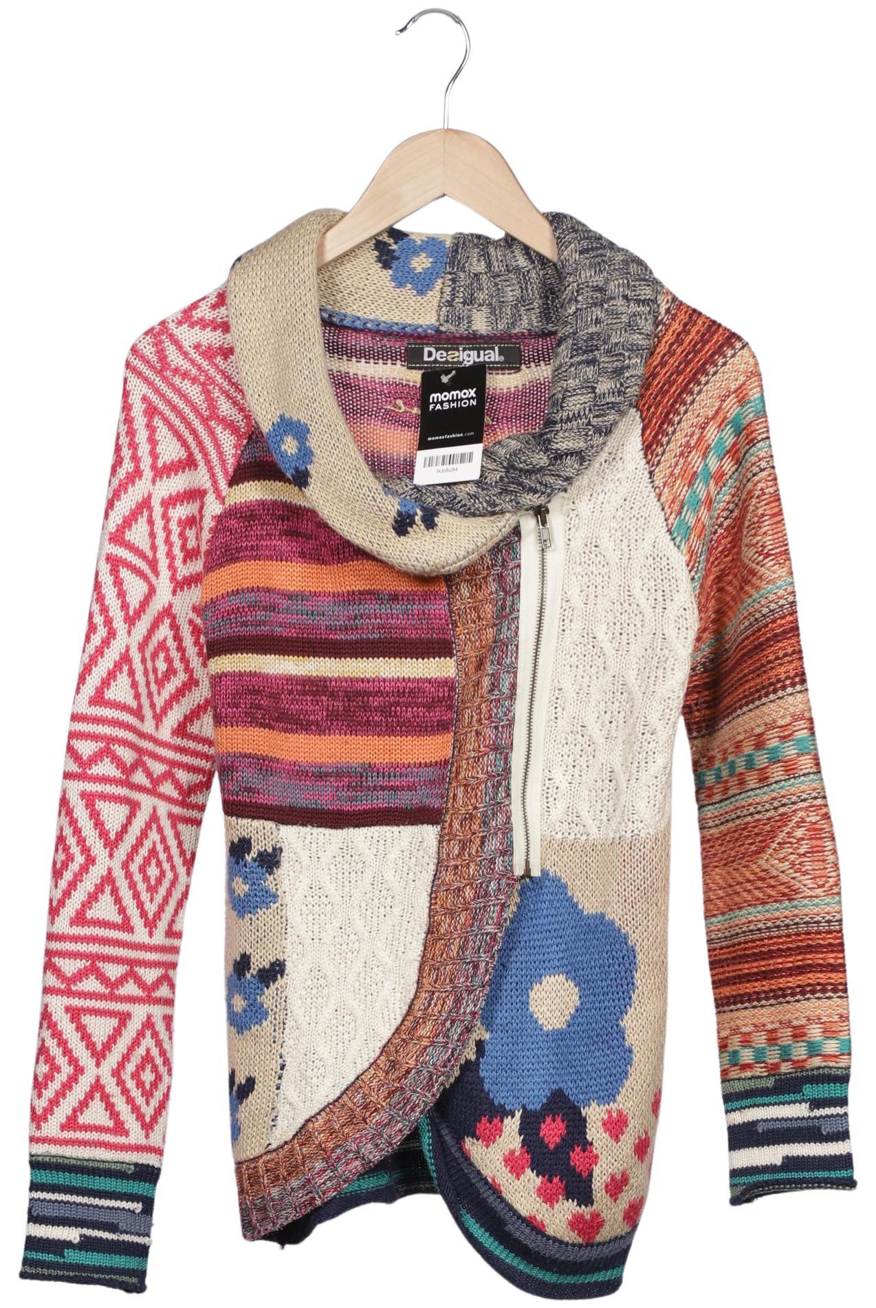 

Desigual Damen Strickjacke, mehrfarbig, Gr. 38