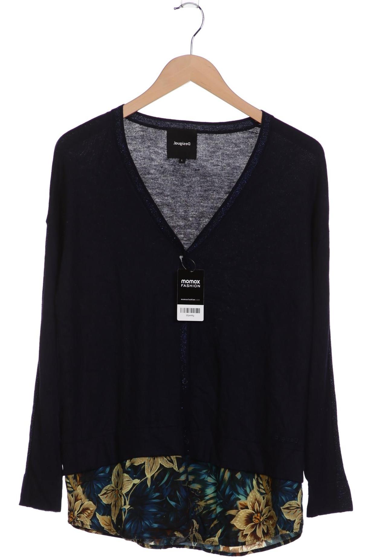 

Desigual Damen Strickjacke, marineblau, Gr. 42