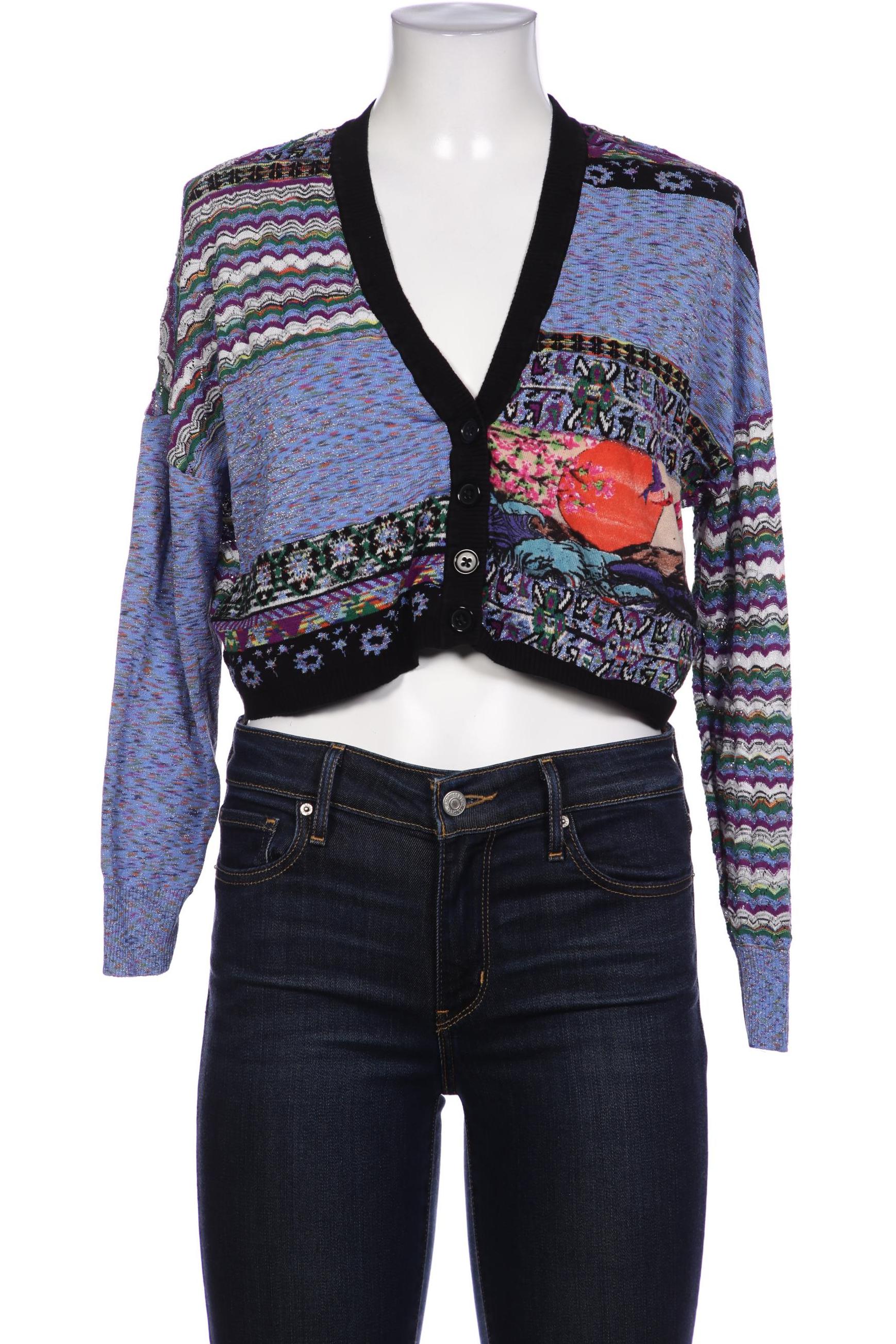 

Desigual Damen Strickjacke, blau, Gr. 36