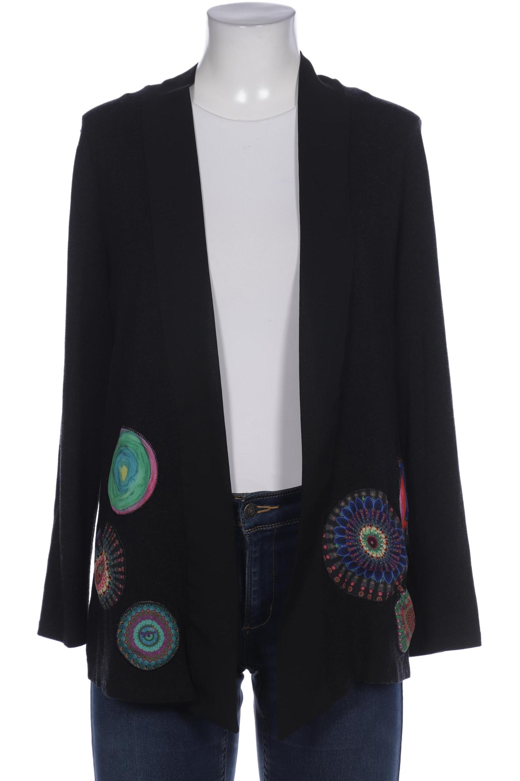 

Desigual Damen Strickjacke, schwarz, Gr. 42