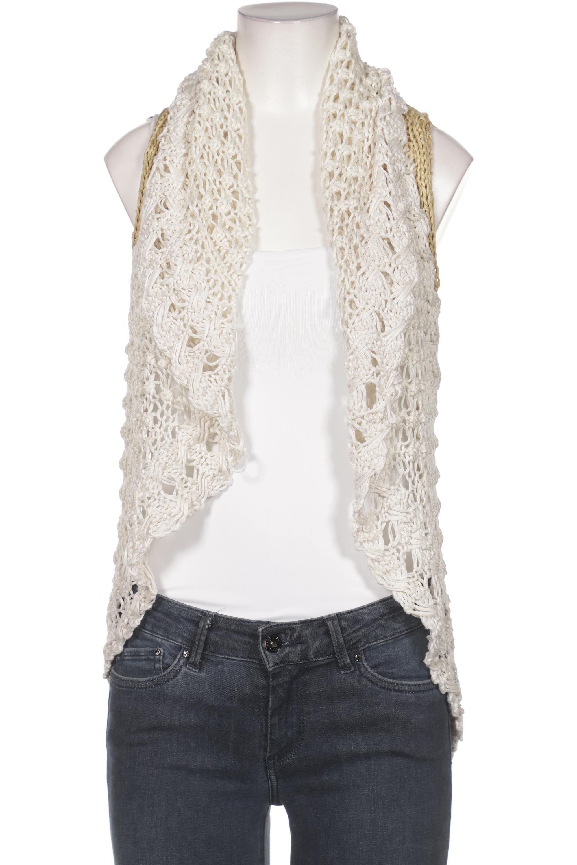 

Desigual Damen Strickjacke, cremeweiß, Gr. uni