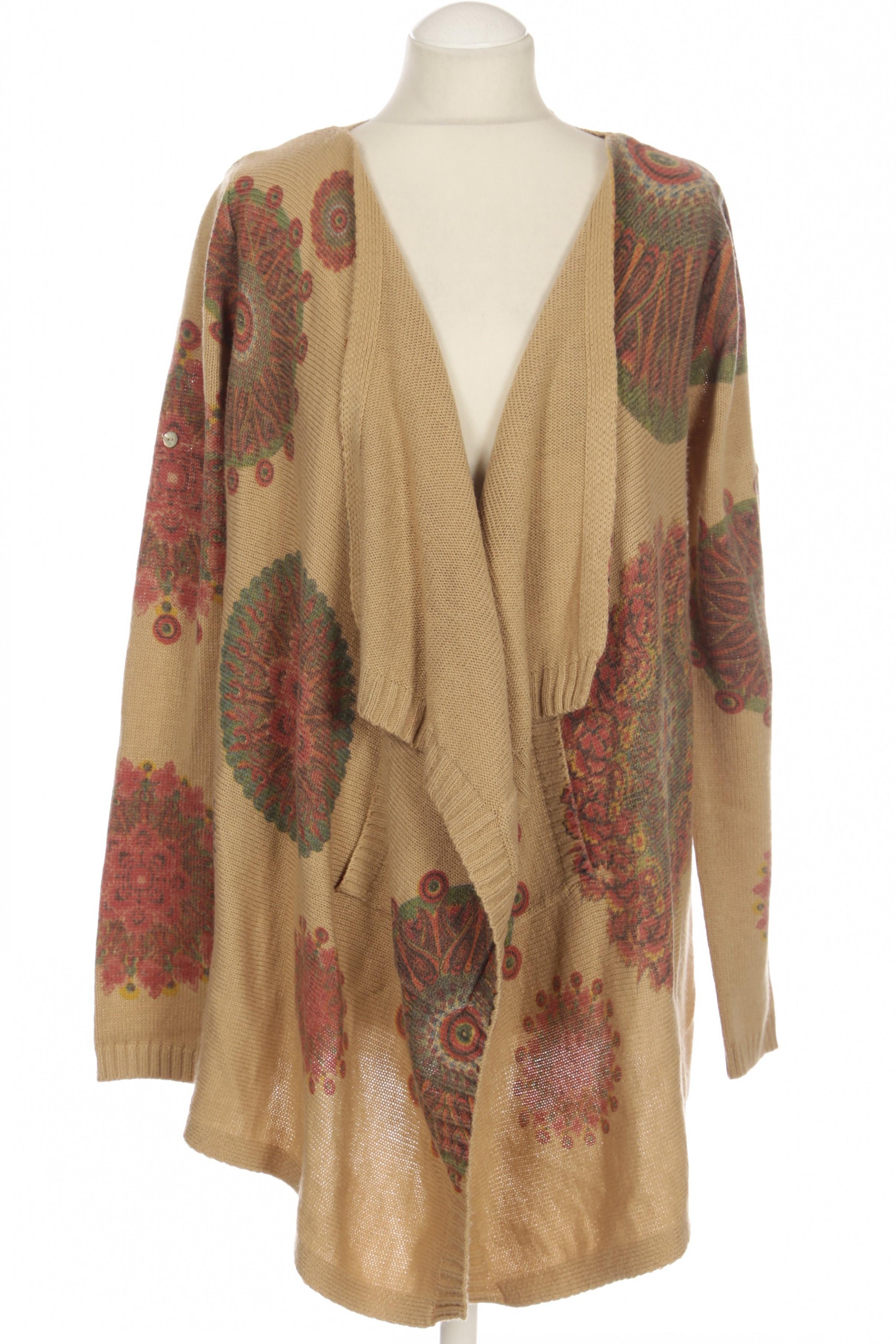 

Desigual Damen Strickjacke, beige, Gr.