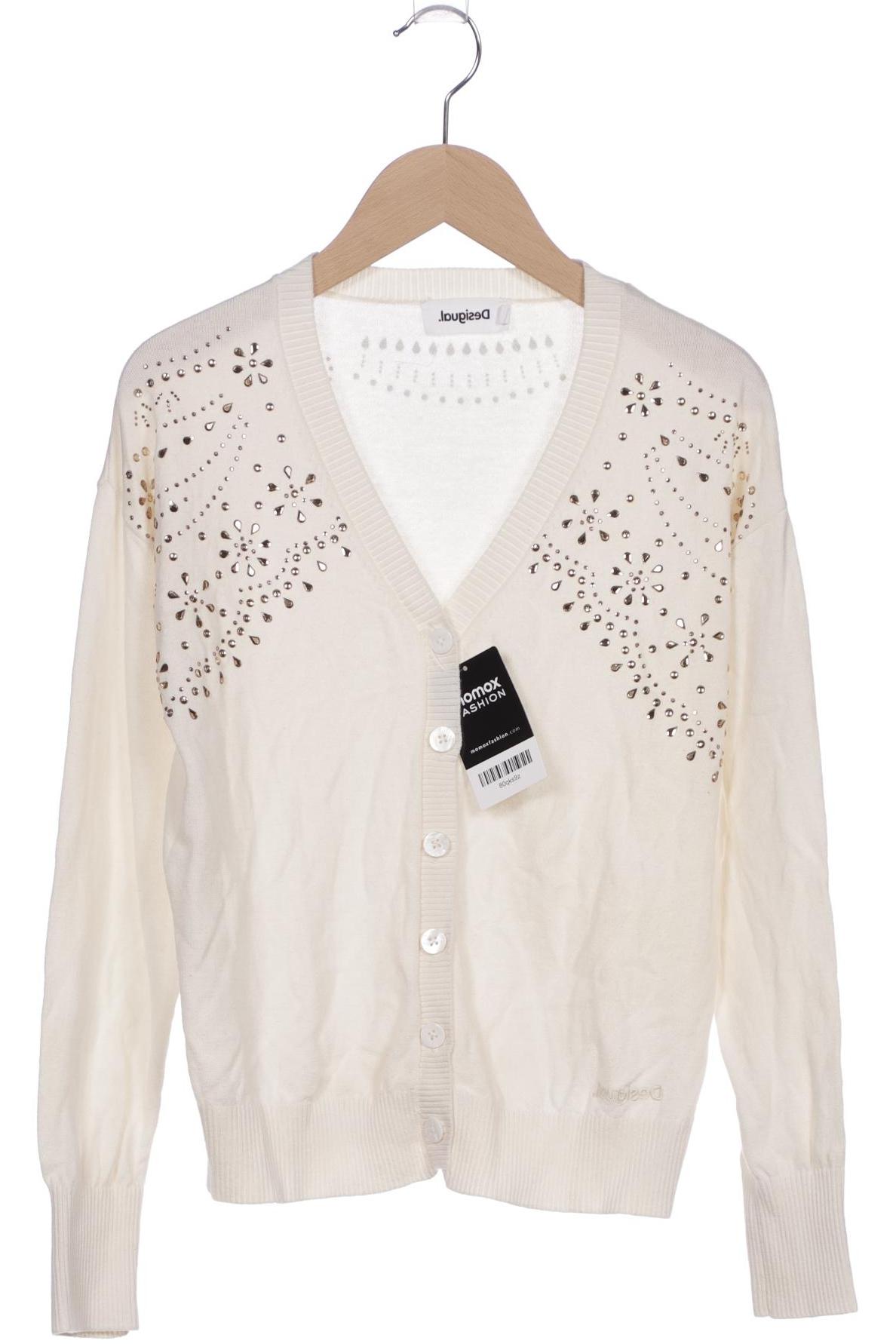 

Desigual Damen Strickjacke, cremeweiß, Gr. 34
