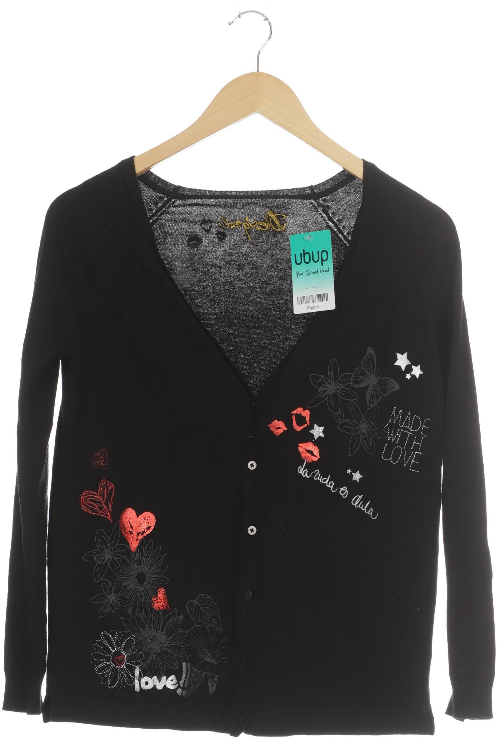 

Desigual Damen Strickjacke, schwarz, Gr.