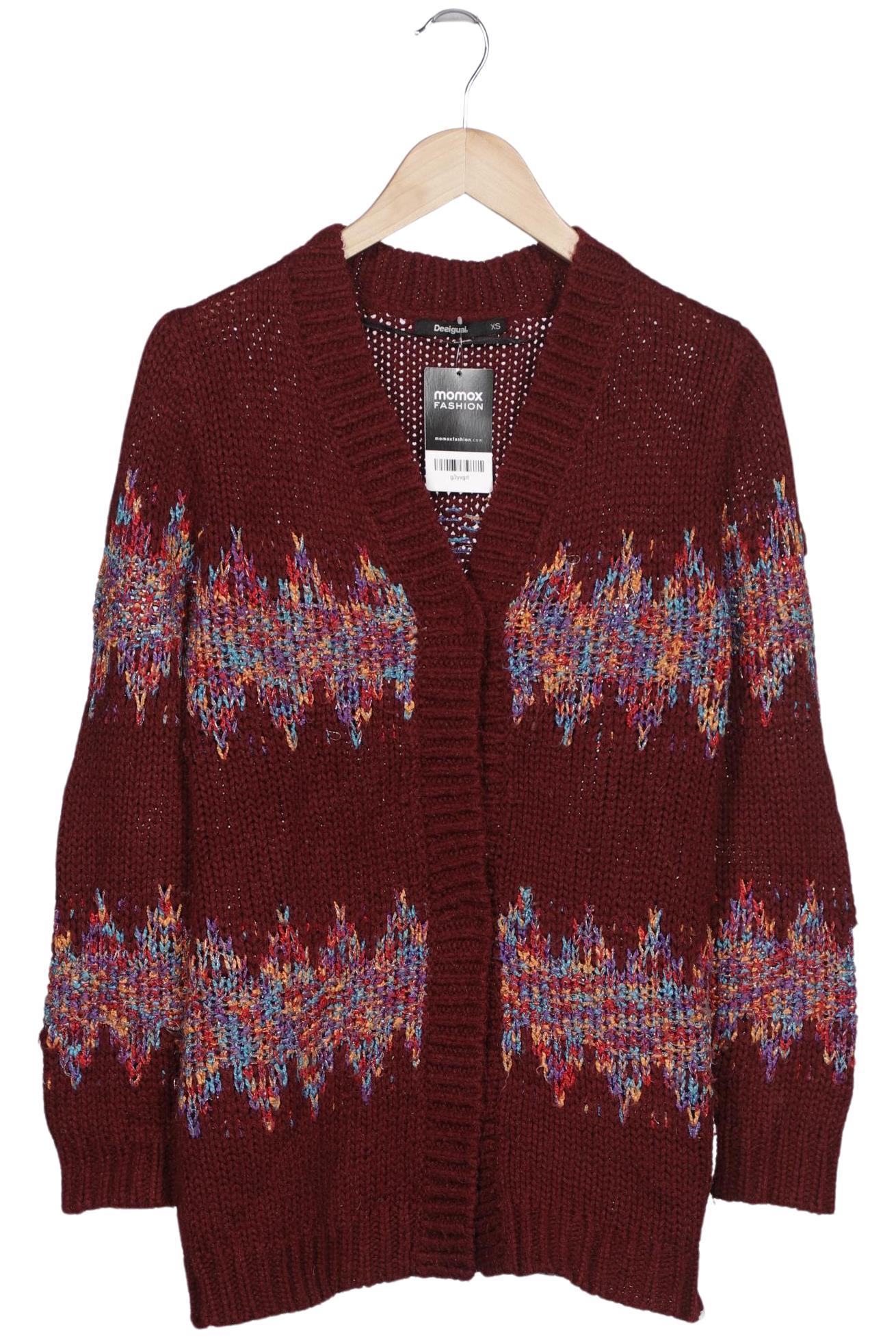 

Desigual Damen Strickjacke, bordeaux, Gr. 34