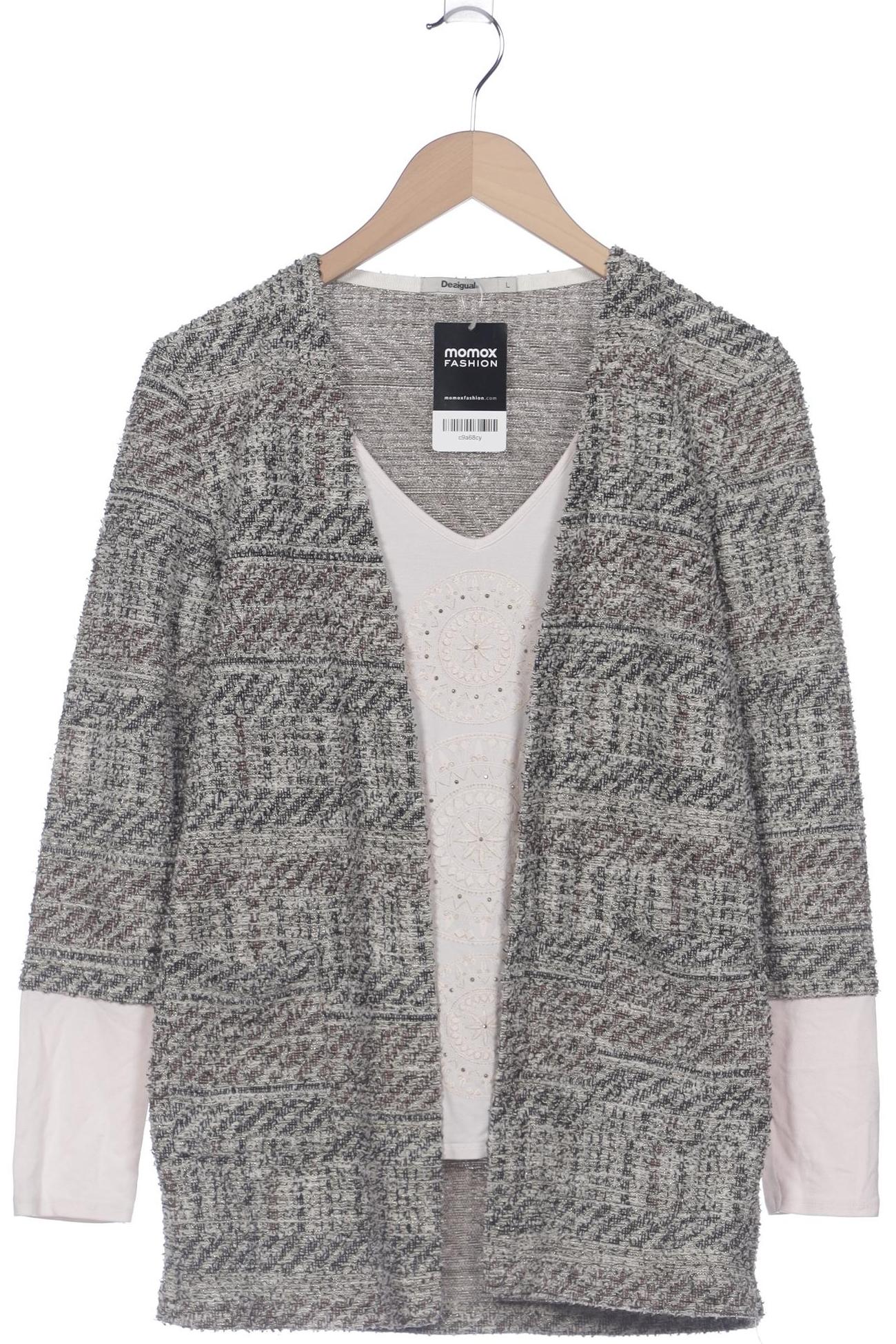 

Desigual Damen Strickjacke, grau, Gr. 42
