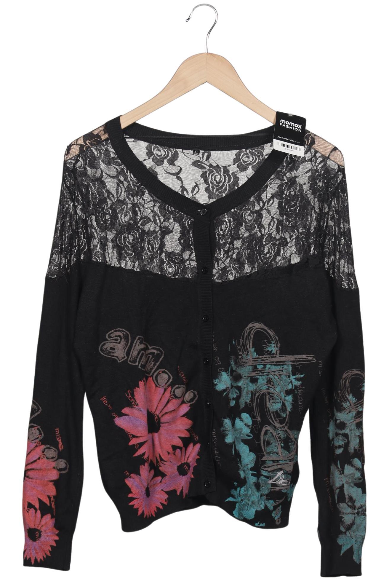 

Desigual Damen Strickjacke, schwarz, Gr. 44