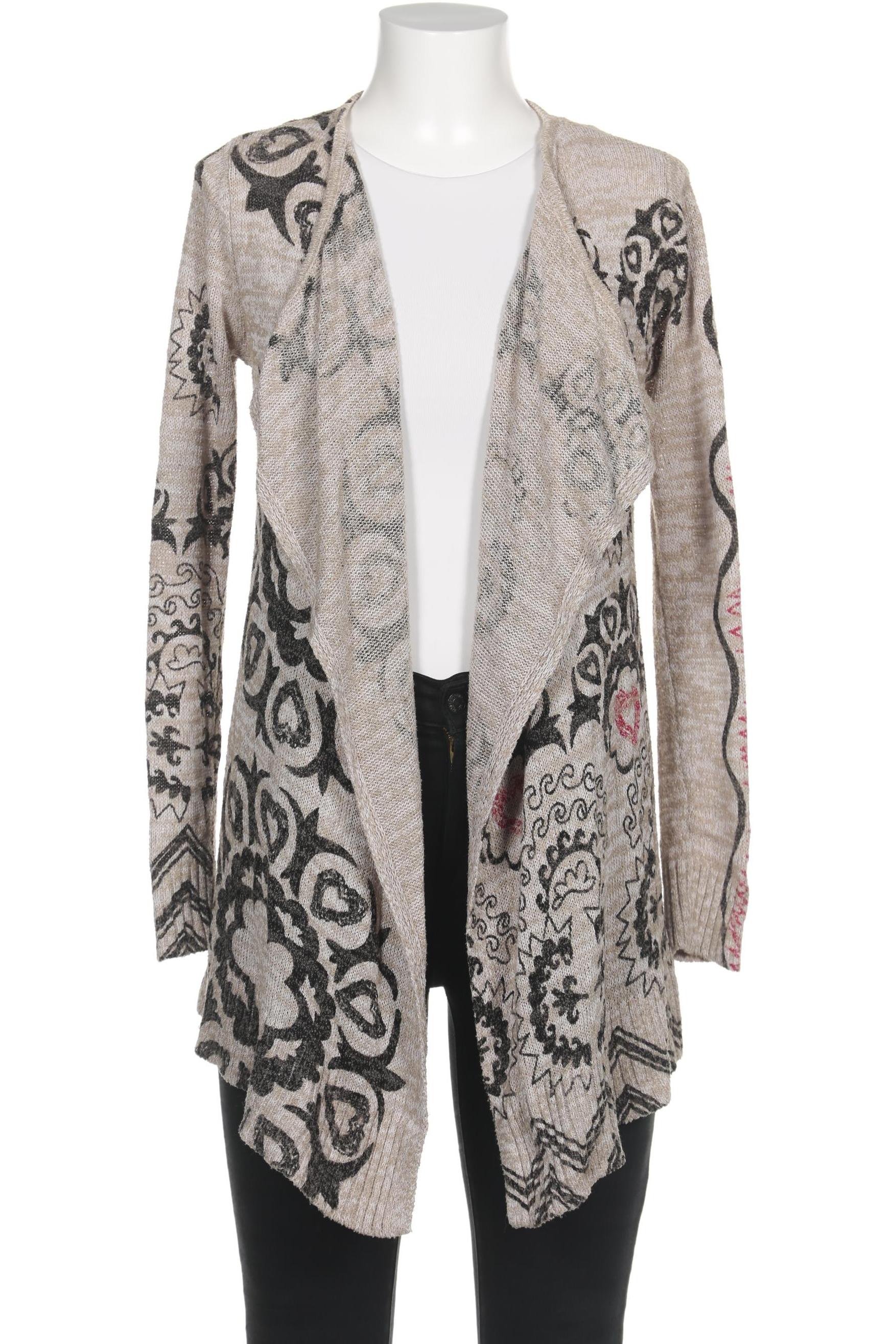 

Desigual Damen Strickjacke, beige, Gr. 38