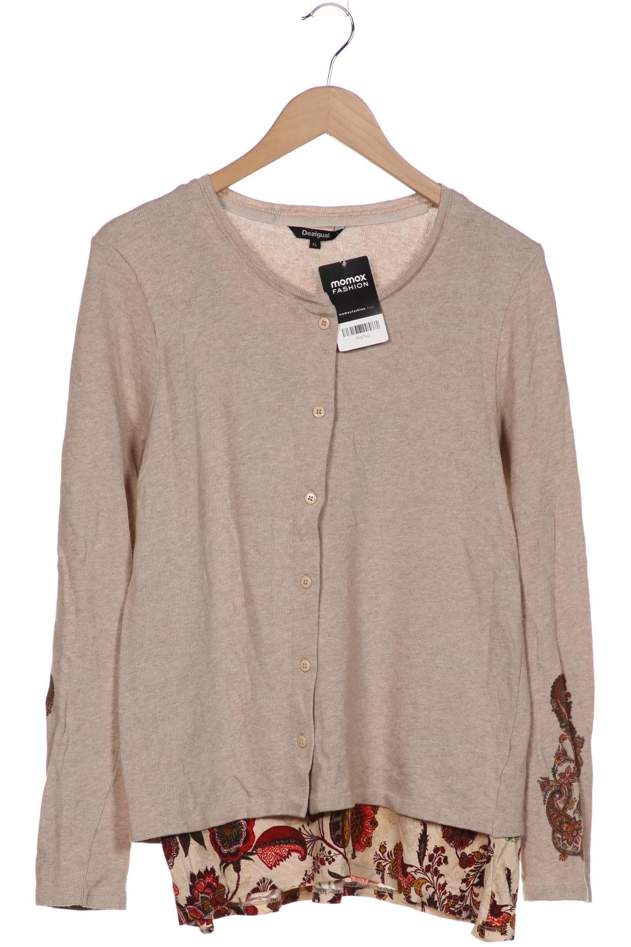 

Desigual Damen Strickjacke, beige, Gr. 44