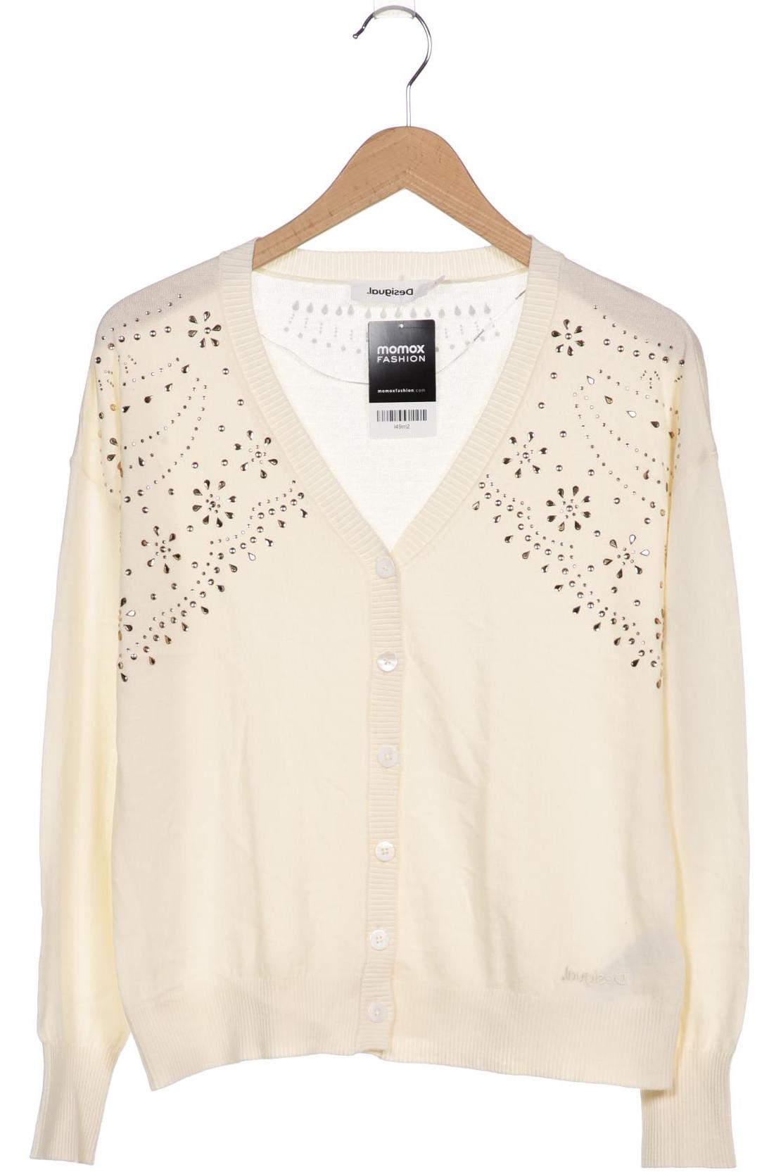 

Desigual Damen Strickjacke, cremeweiß, Gr. 42