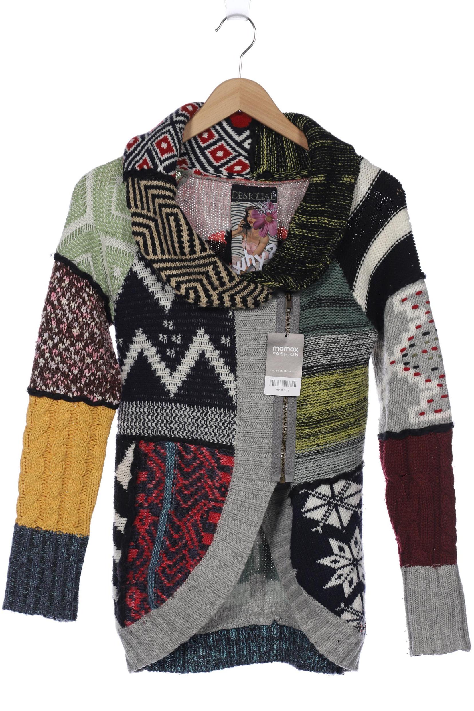 

Desigual Damen Strickjacke, mehrfarbig, Gr. 36