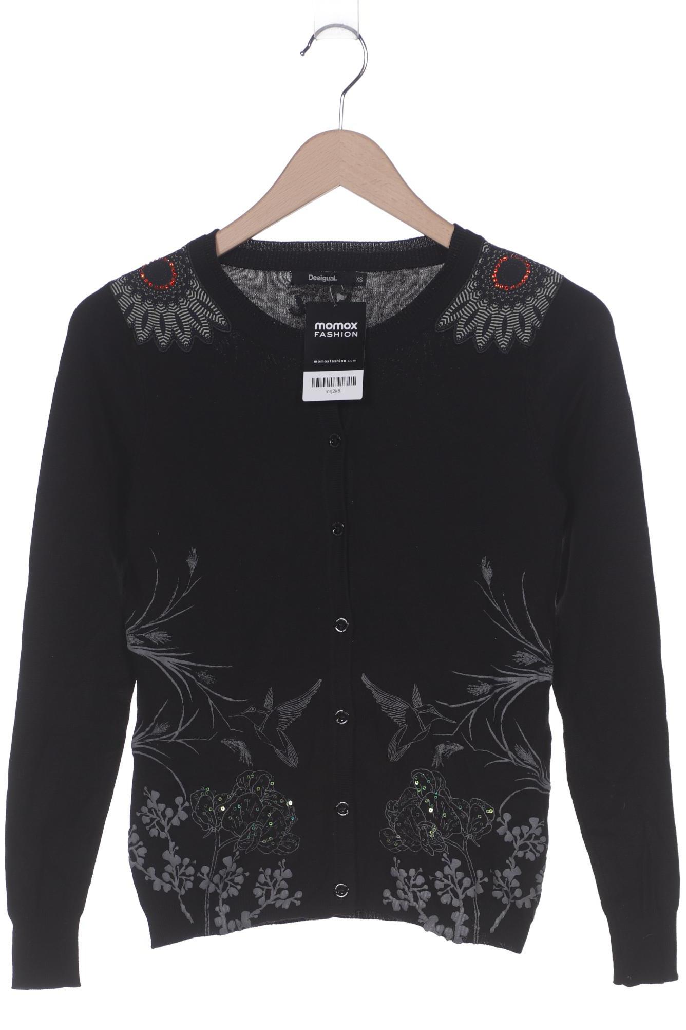 

Desigual Damen Strickjacke, schwarz, Gr. 34