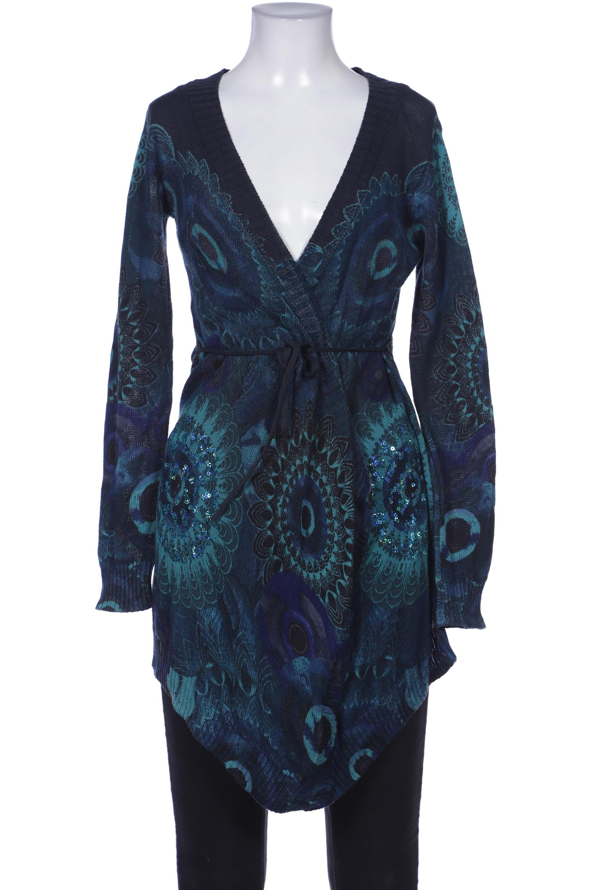

Desigual Damen Strickjacke, marineblau, Gr. 34