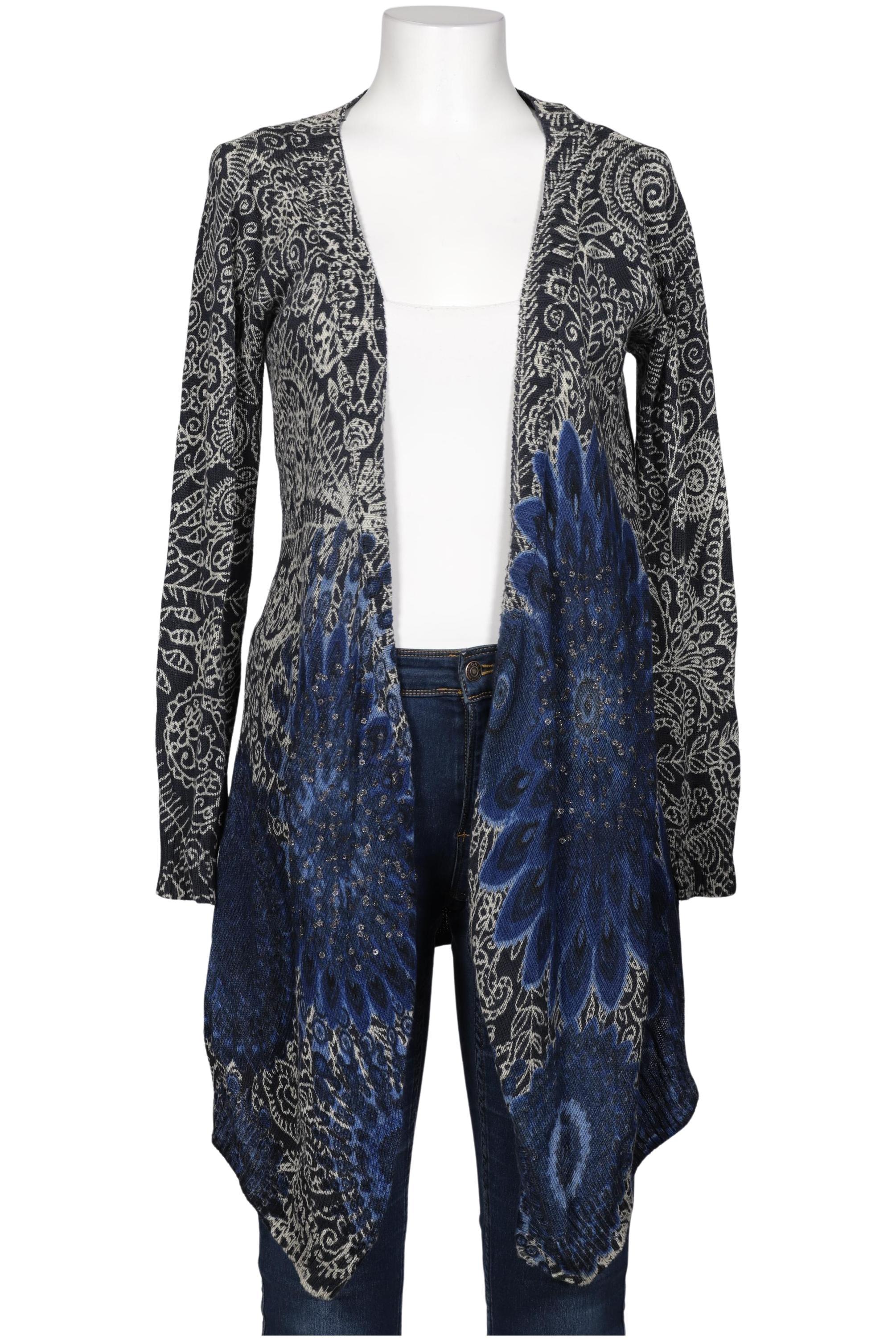 

Desigual Damen Strickjacke, marineblau, Gr. 42