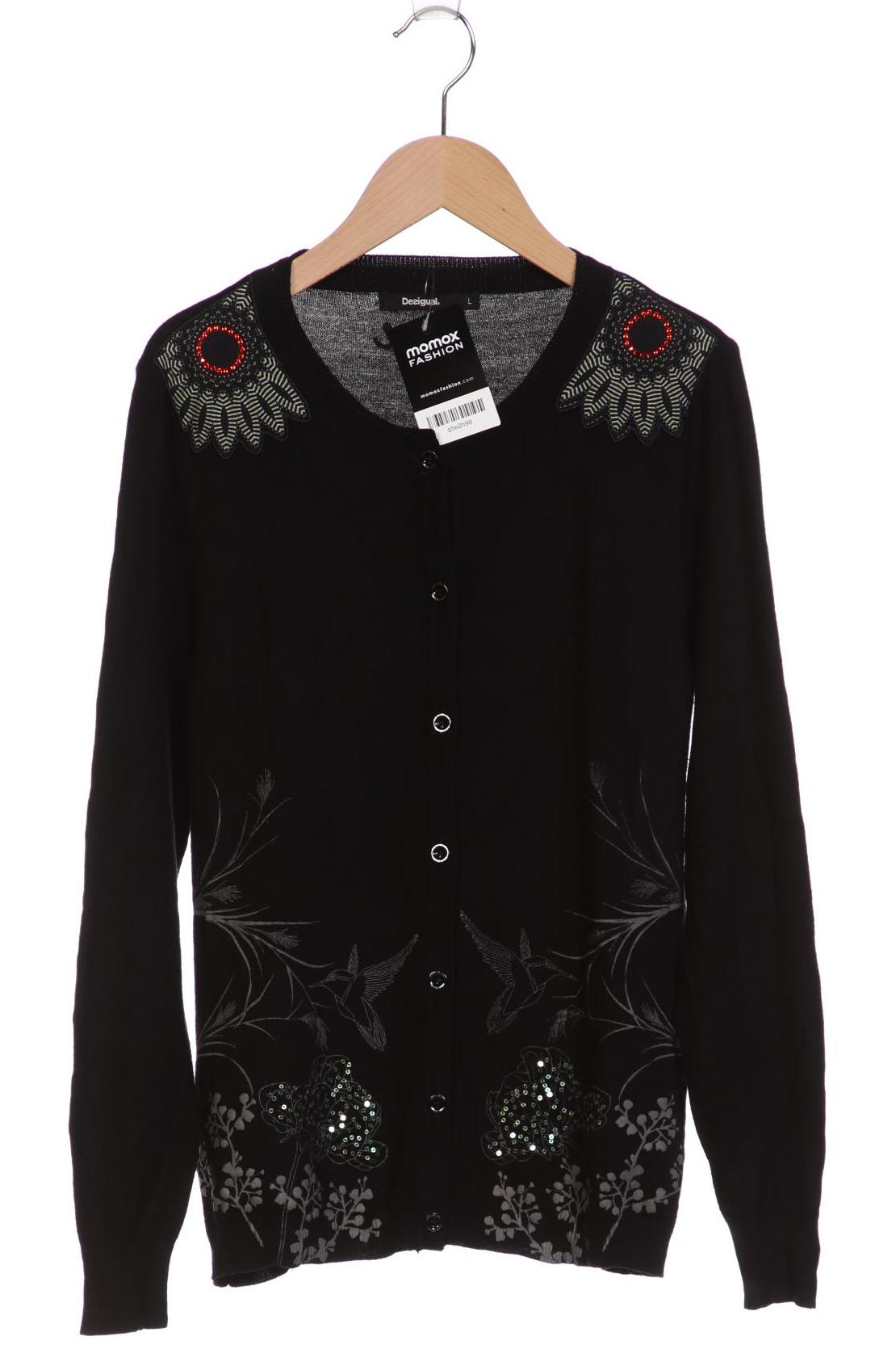 

Desigual Damen Strickjacke, schwarz, Gr. 42