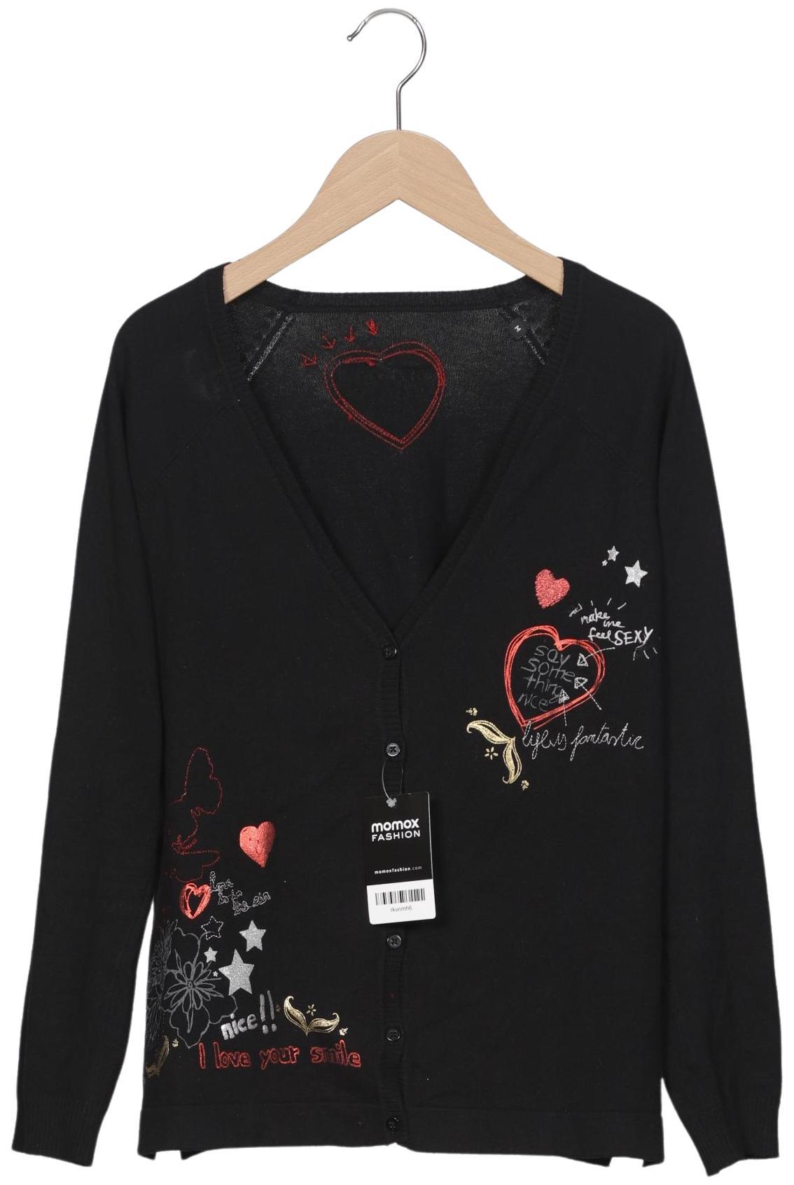 

Desigual Damen Strickjacke, schwarz, Gr. 38