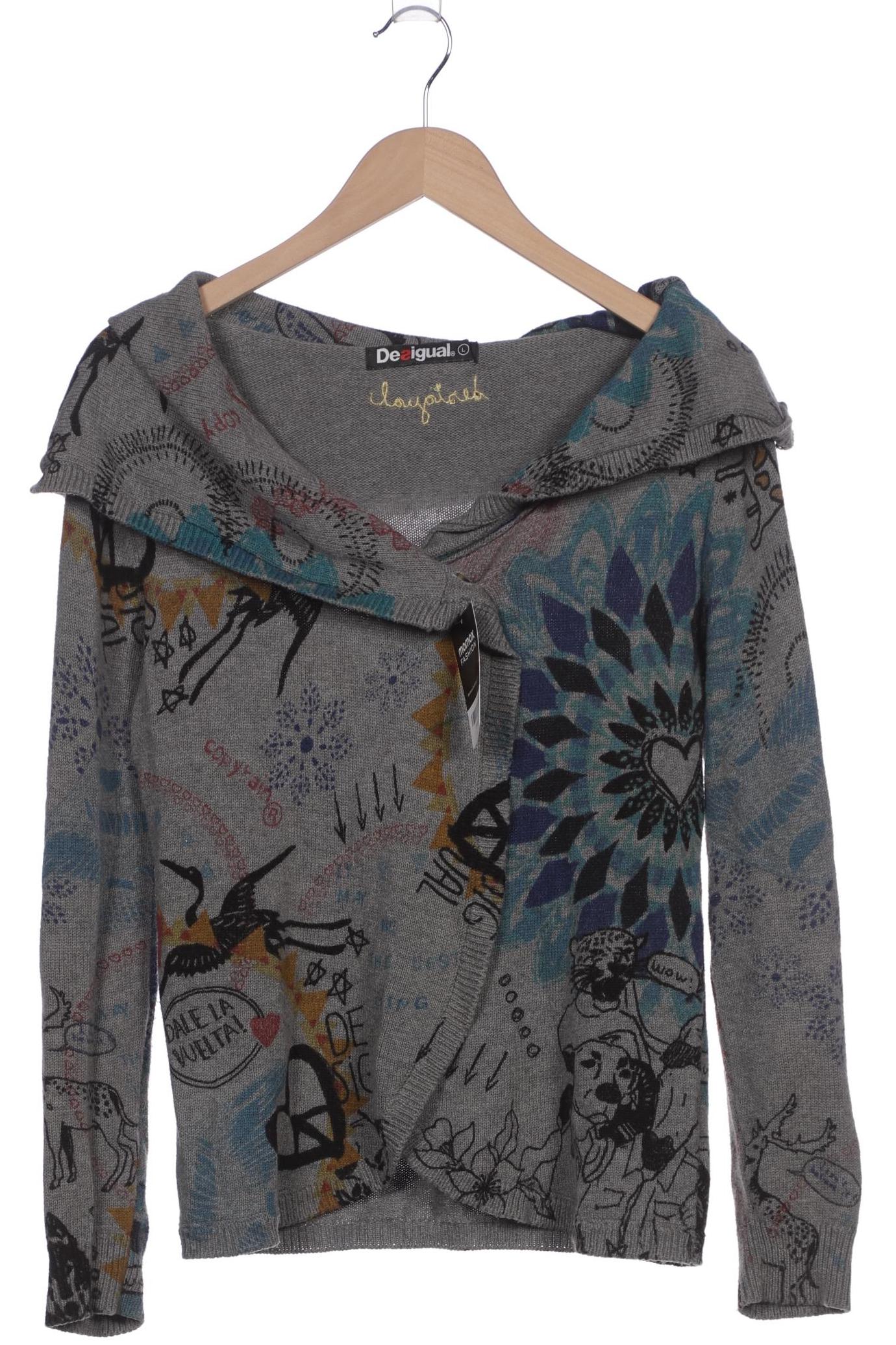 

Desigual Damen Strickjacke, grau, Gr. 42