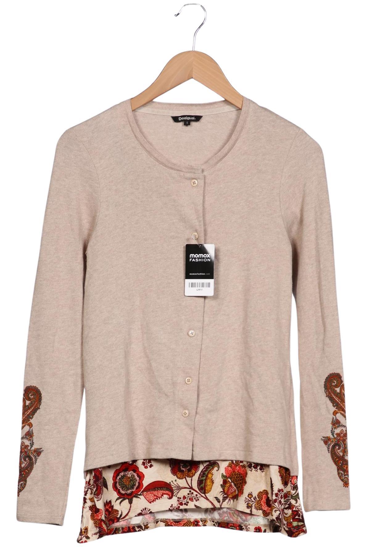 

Desigual Damen Strickjacke, beige, Gr. 36